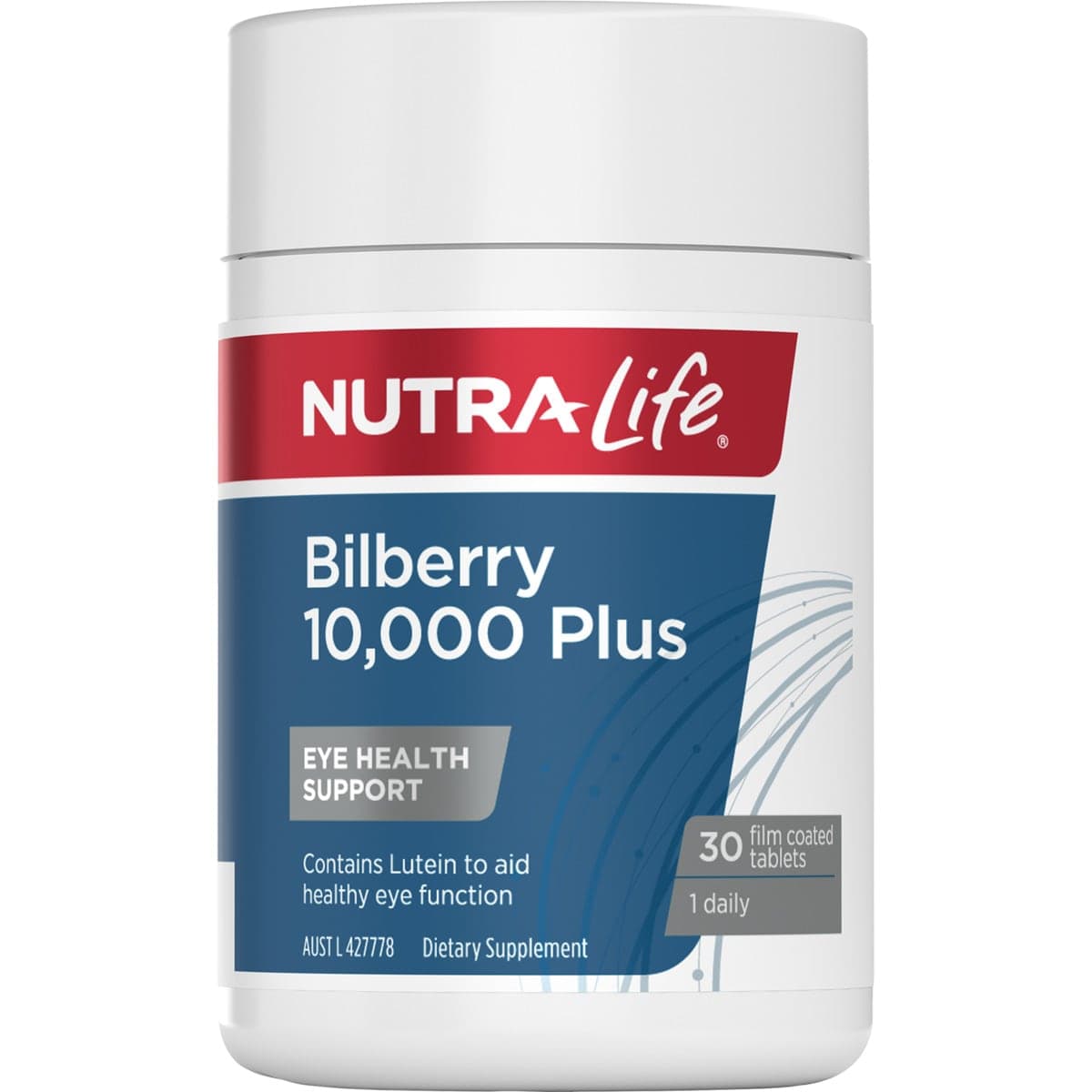 Thumbnail Nutra-Life Bilberry 10000 Plus 30 Tablets