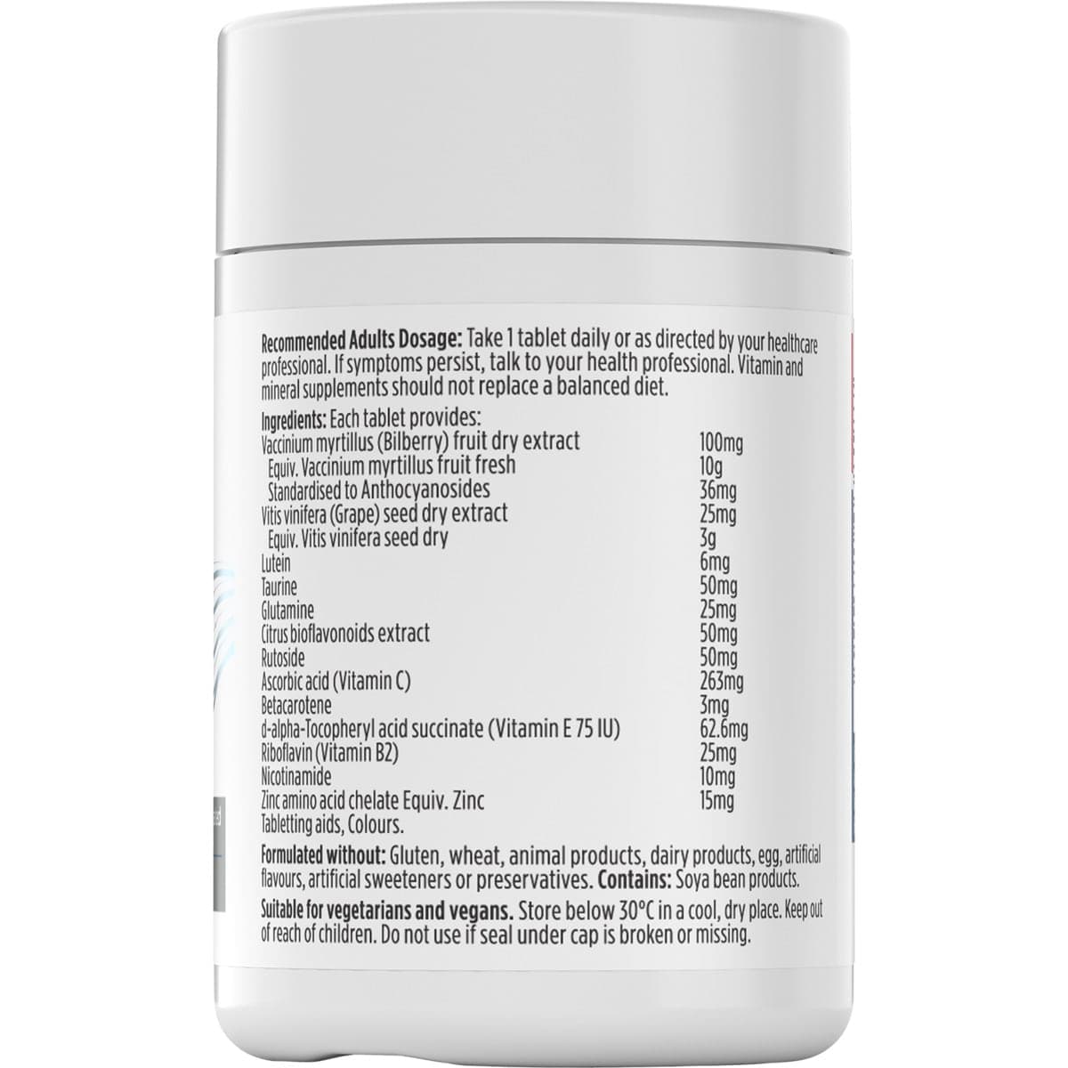 Thumbnail Nutra-Life Bilberry 10000 Plus 30 Tablets