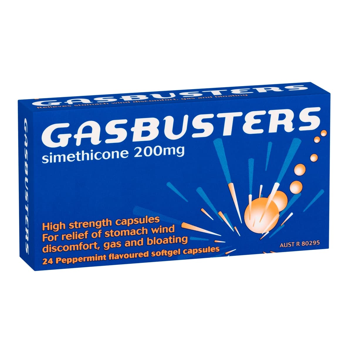 Thumbnail Gasbusters 200mg Capsules Peppermint 24 Pack
