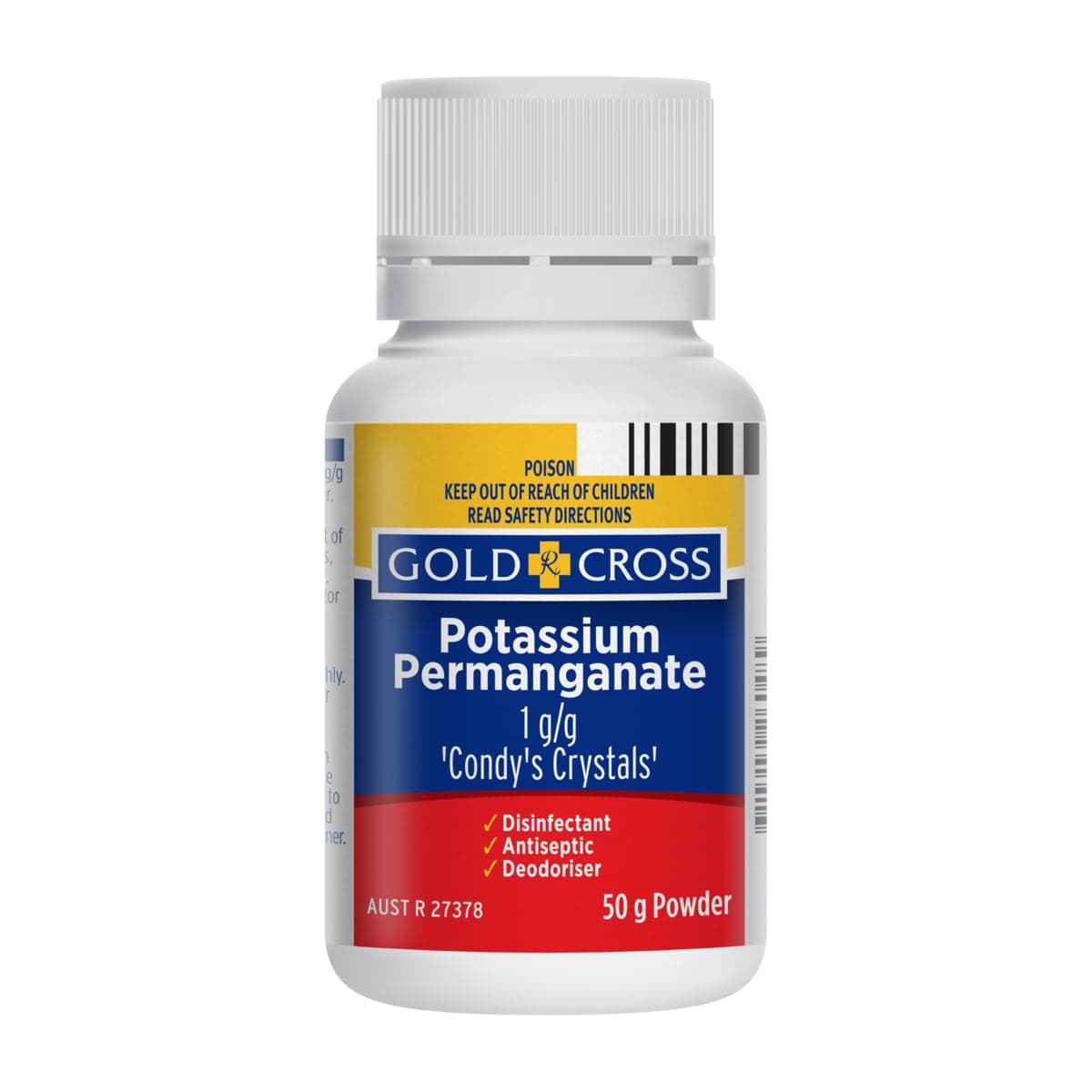 Thumbnail Gold Cross Potassium Permanganate 50g