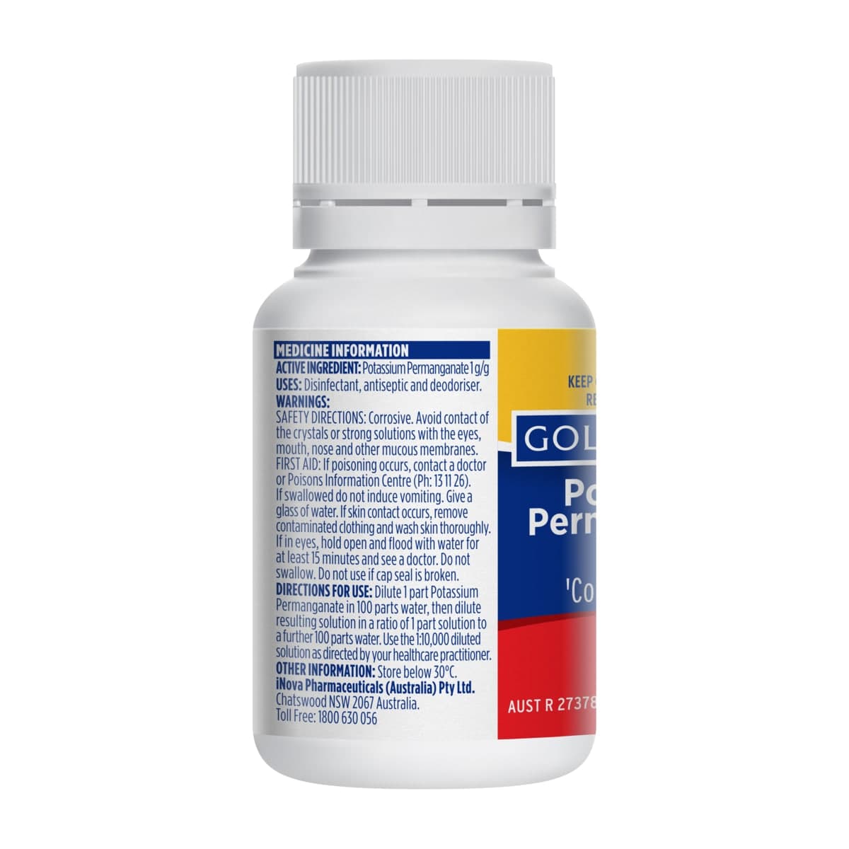 Thumbnail Gold Cross Potassium Permanganate 50g