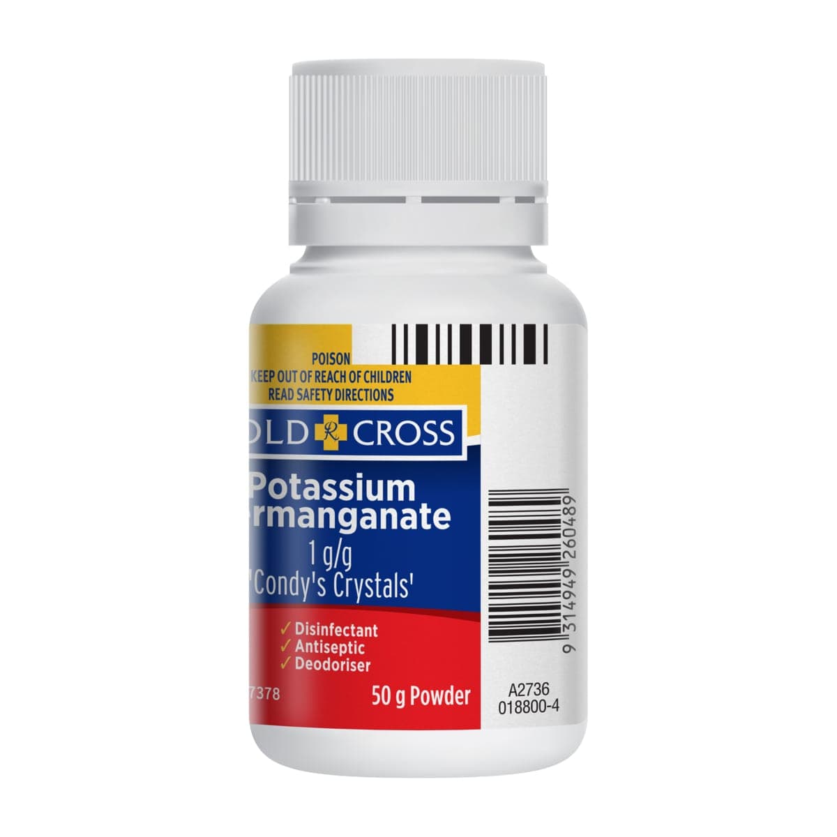 Thumbnail Gold Cross Potassium Permanganate 50g