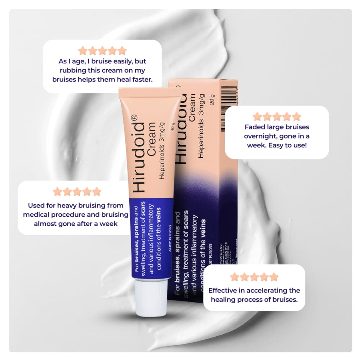 Thumbnail Hirudoid Cream for Bruises 40g