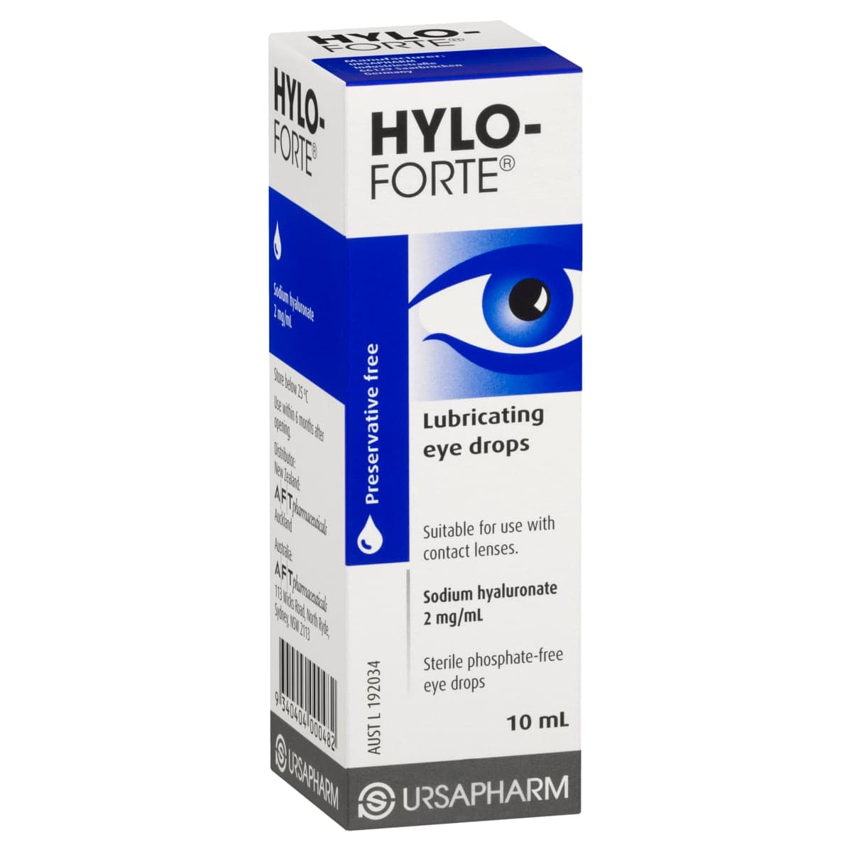 Thumbnail Hylo Forte Lubricating Eye Drops Preservative Free 10ml