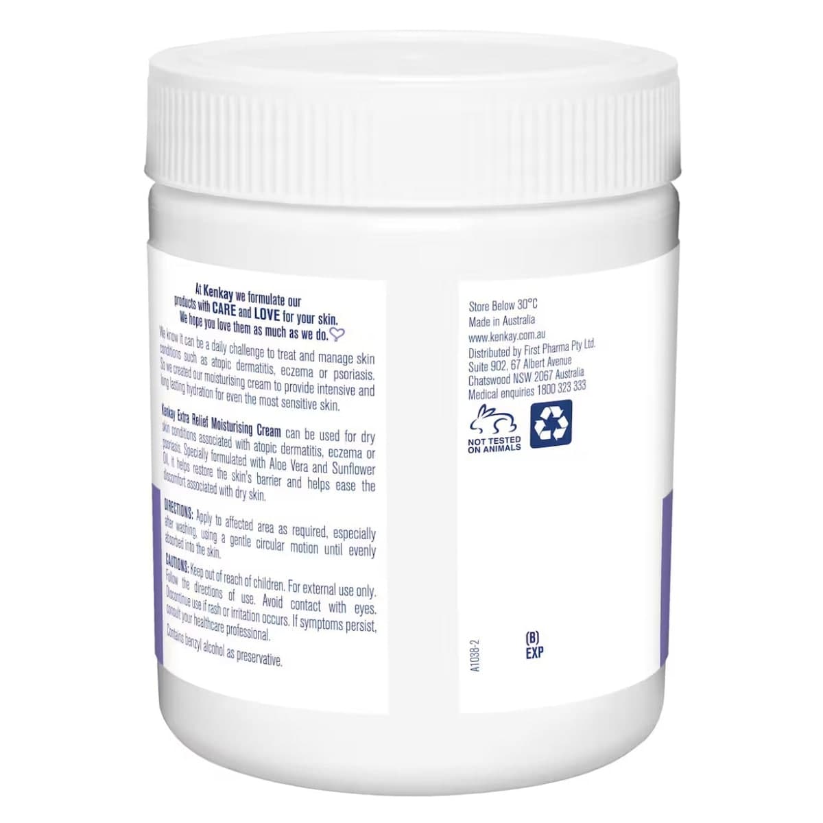 Thumbnail Kenkay Extra Relief Moisturising Cream Jar 500g
