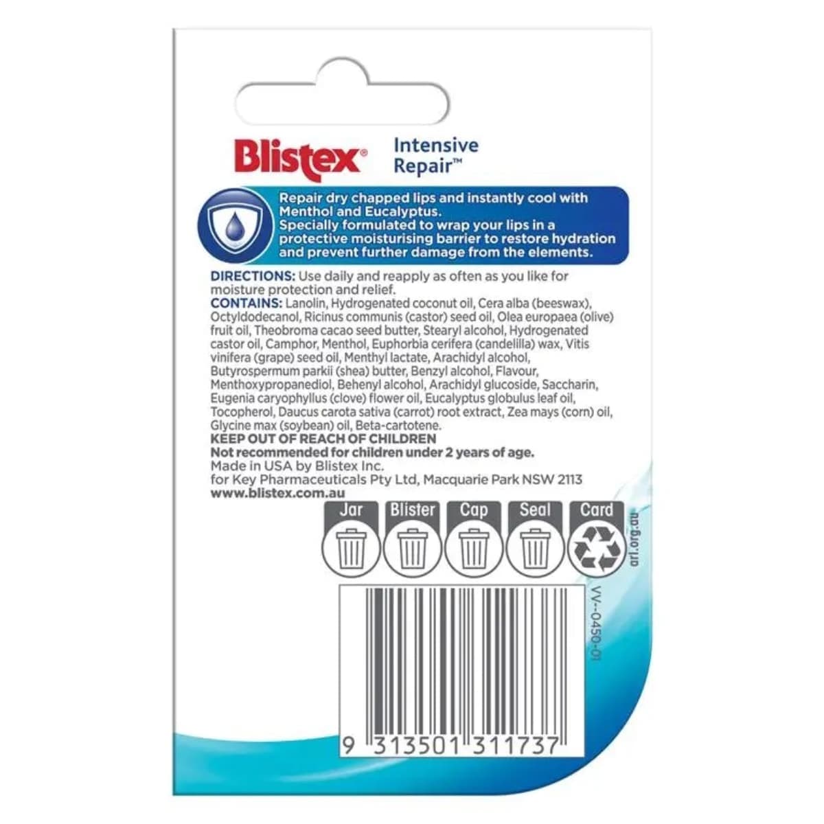 Thumbnail Blistex Intensive Repair Lip Balm - 7.0g Pot