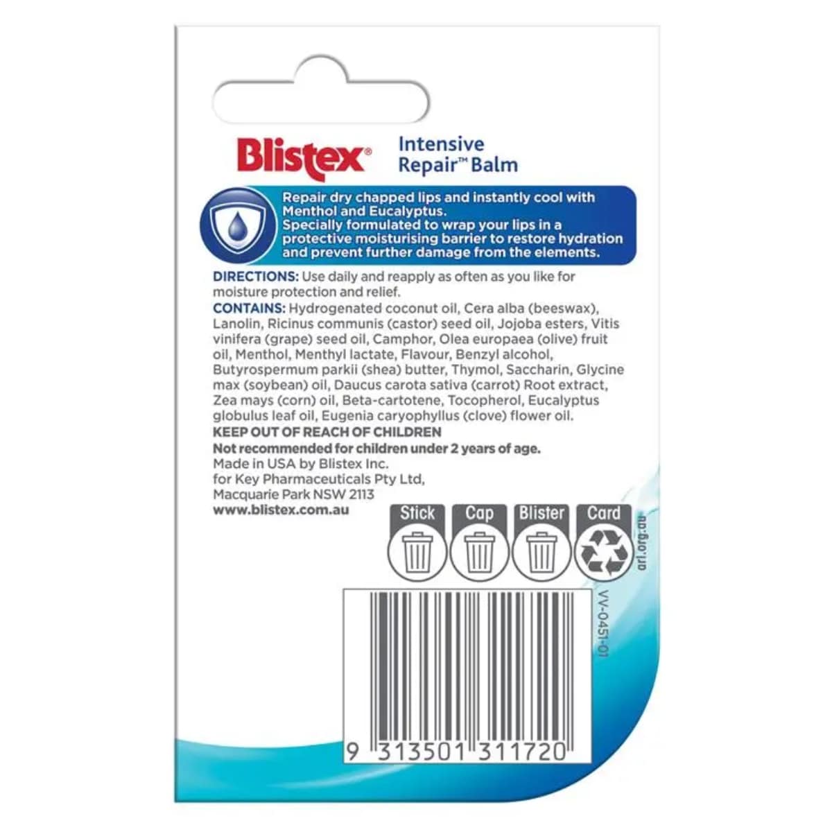 Thumbnail Blistex Intensive Repair Lip Balm - 4.25g