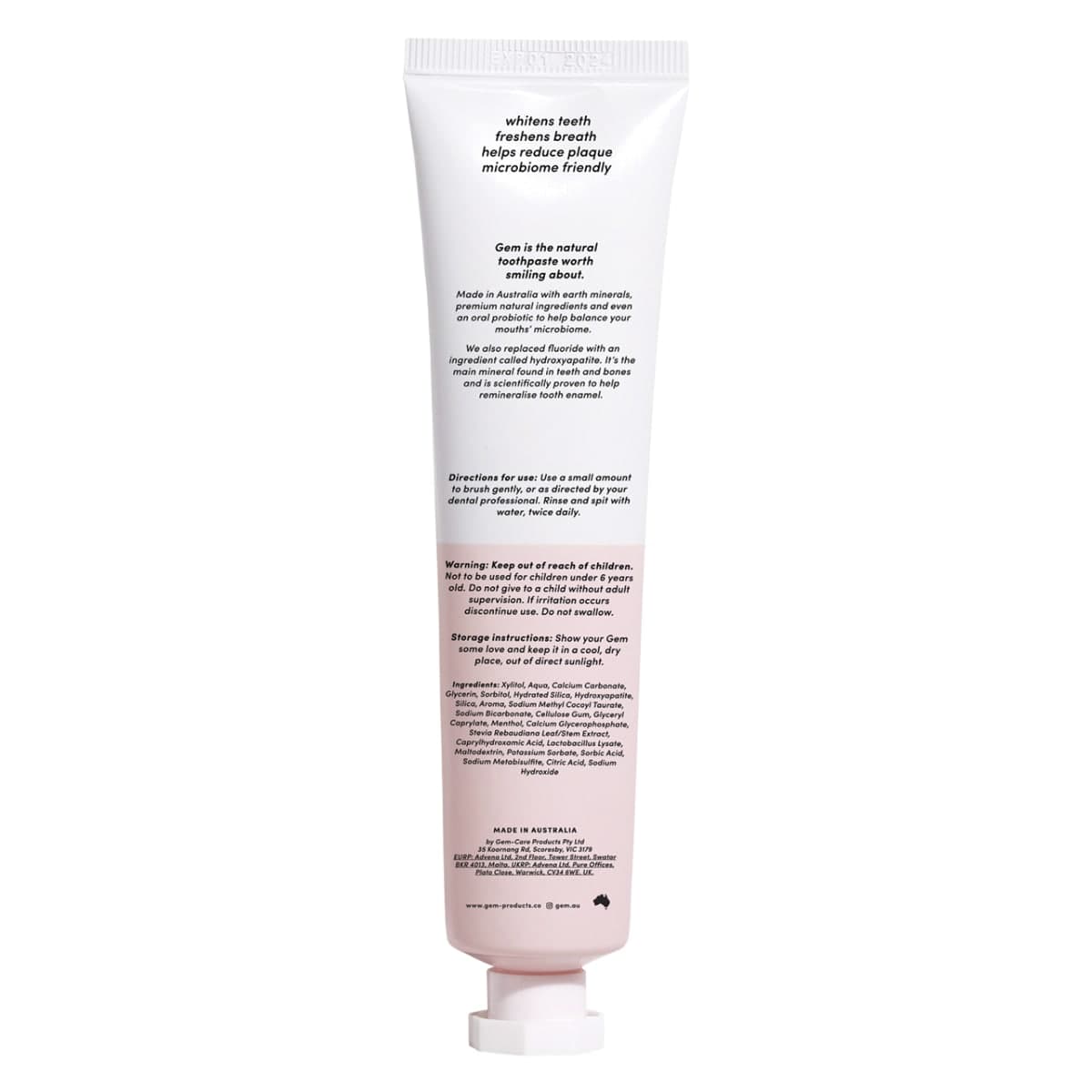 Thumbnail Gem Triple Whitening Toothpaste Coconut Mint 100g
