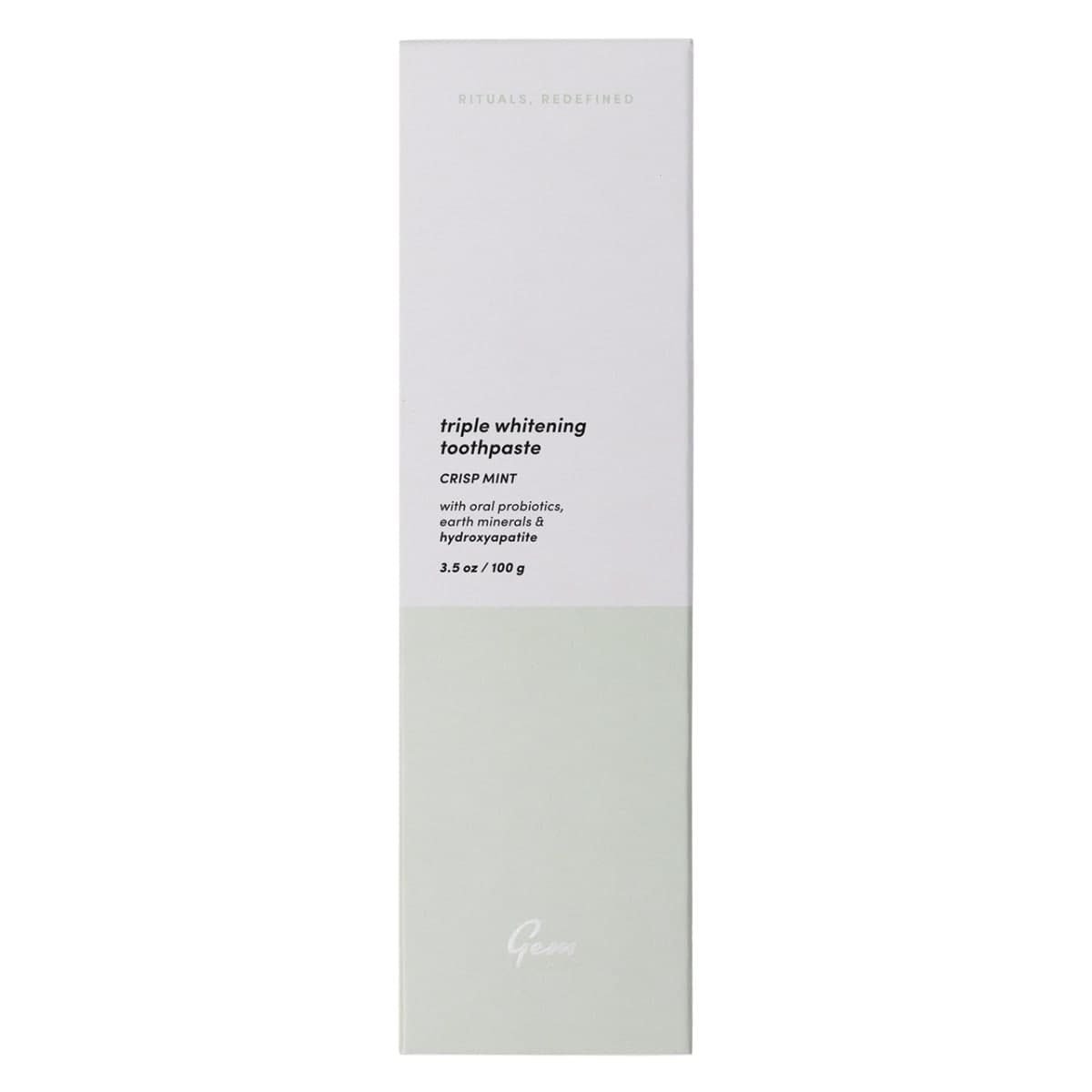 Thumbnail Gem Triple Whitening Toothpaste Crisp Mint 100g