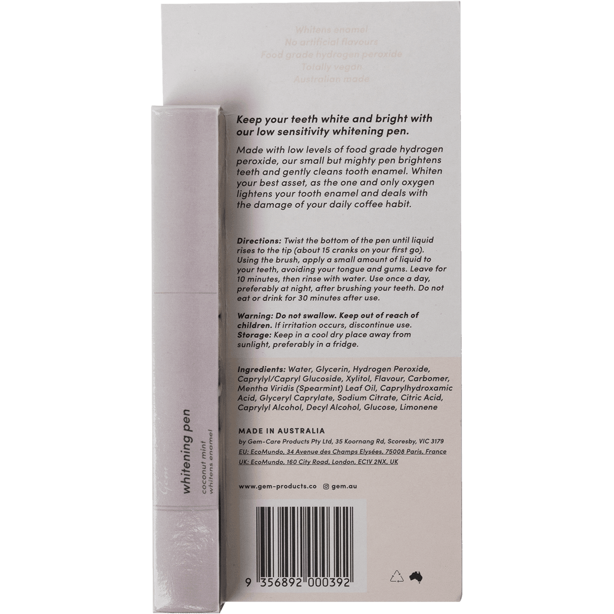 Thumbnail Gem Whitening Pen Coconut Mint 4ml