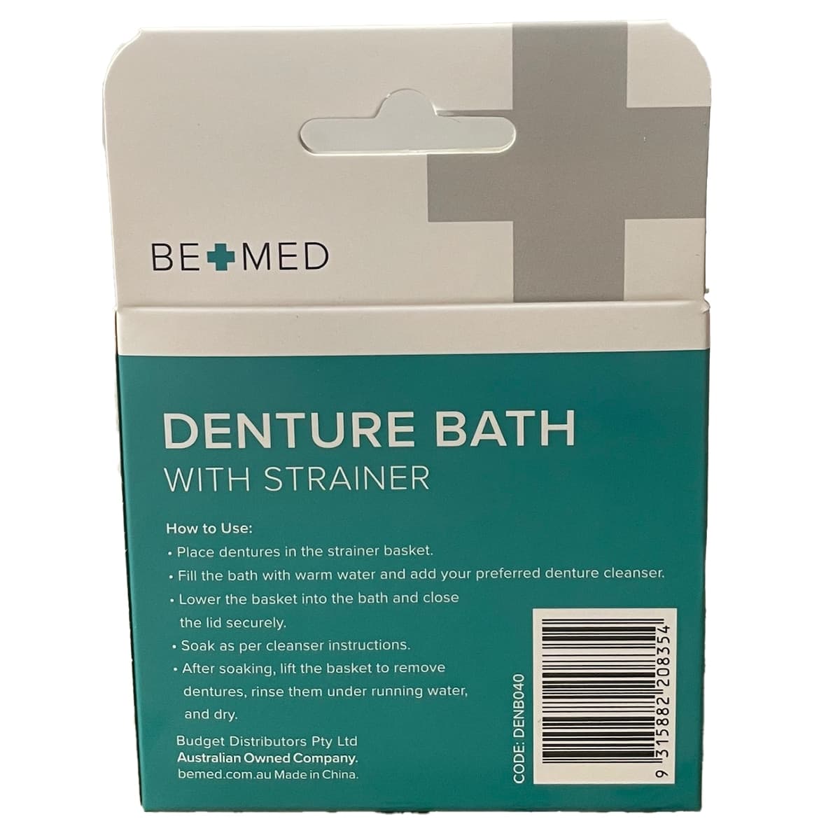 Thumbnail BeMed Denture Bath With Strainer