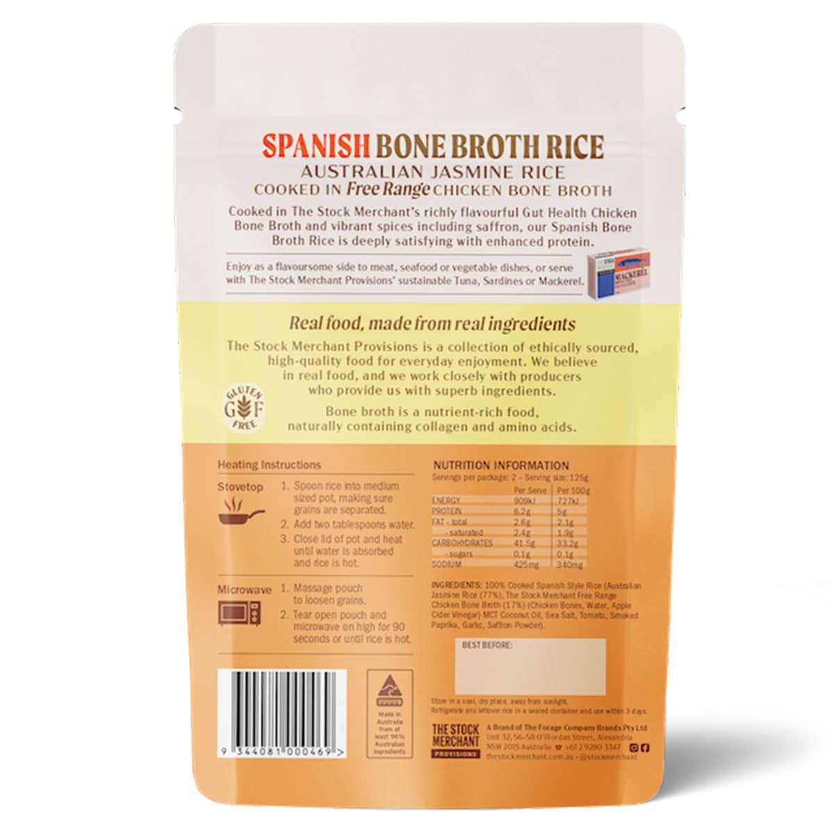 Thumbnail The Stock Merchant Spanish Bone Broth Rice 250g