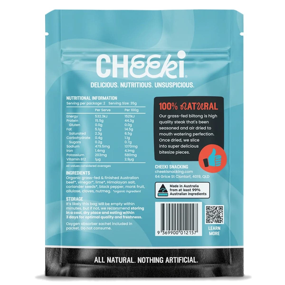 Thumbnail Cheeki Biltong Original 70g
