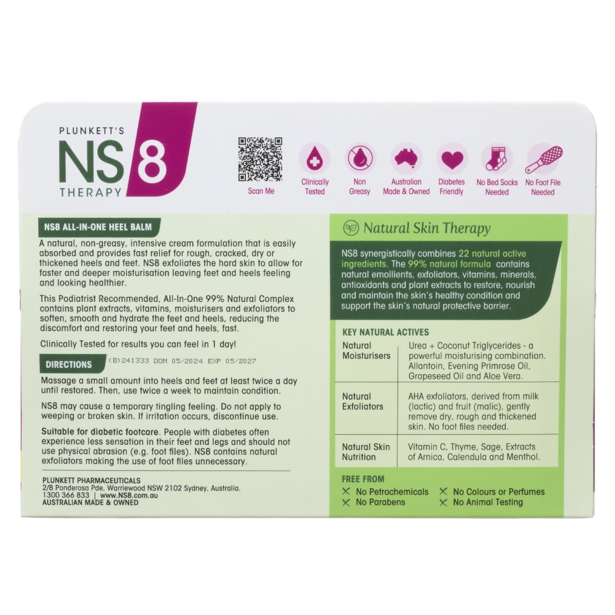 Thumbnail NS8 Heel Balm Complex 125ml