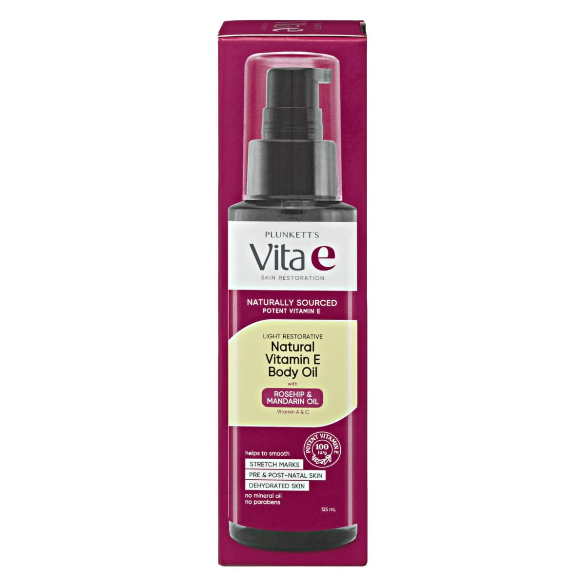Thumbnail Plunketts VitaE Natural Vitamin E Quick Dry Oil 125ml