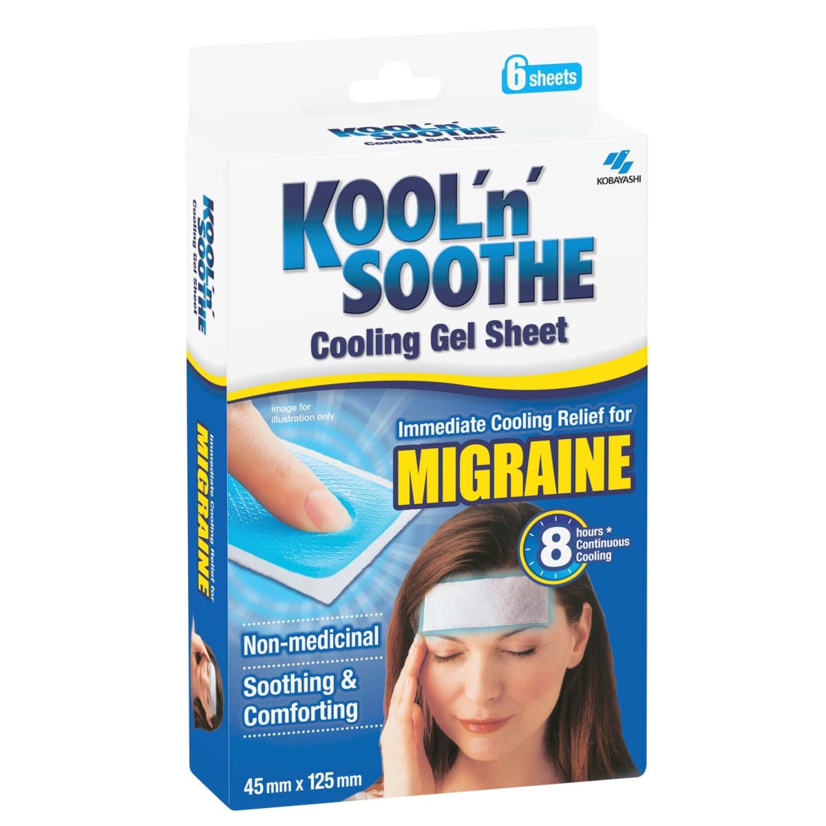 Thumbnail Kool 'n Soothe Migraine & Headache Relief Strips 6 Sheets