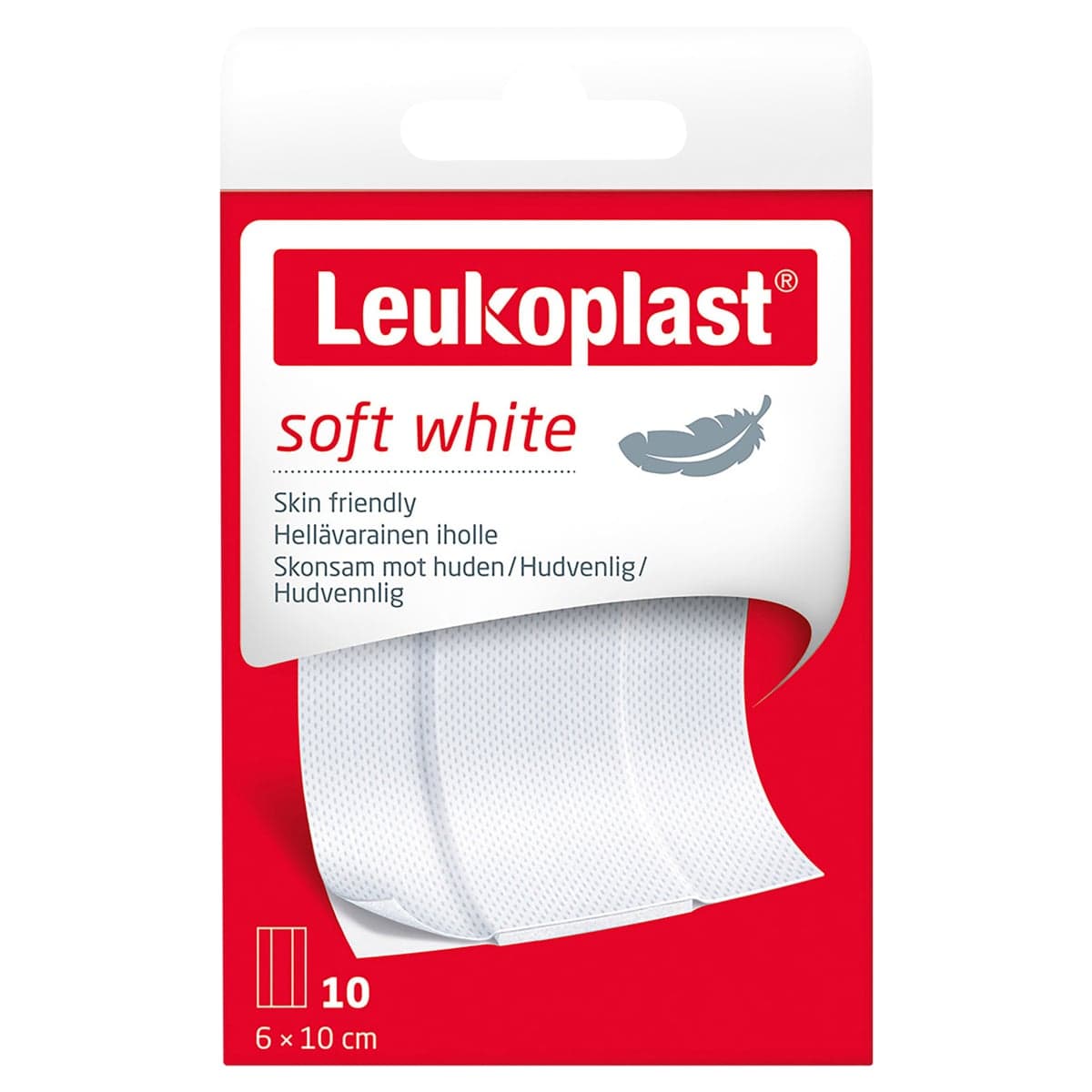Thumbnail Leukoplast Soft White Dressings 6cm x 10cm 10 Pack