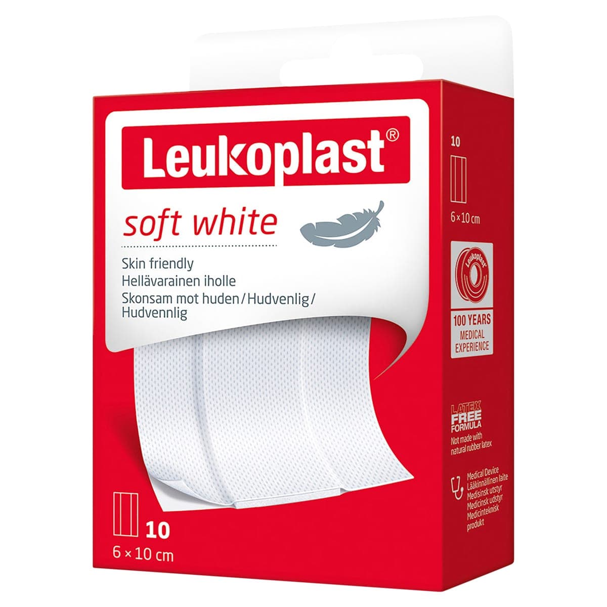 Thumbnail Leukoplast Soft White Dressings 6cm x 10cm 10 Pack