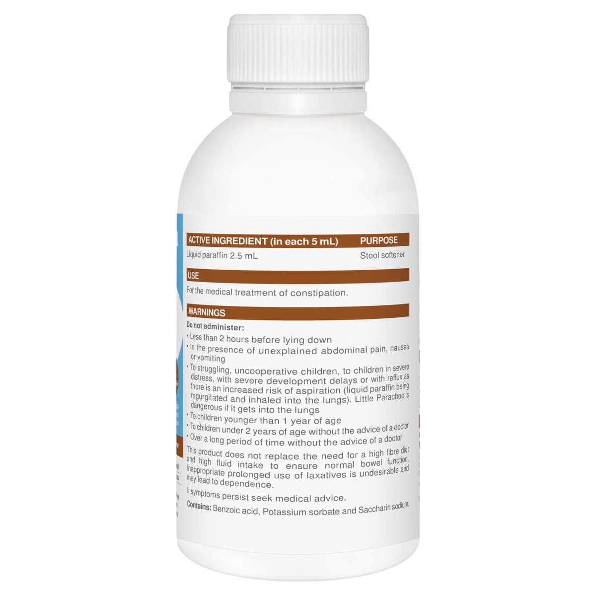 Thumbnail Little Parachoc Liquid Paraffin Chocolate Vanilla 400ml