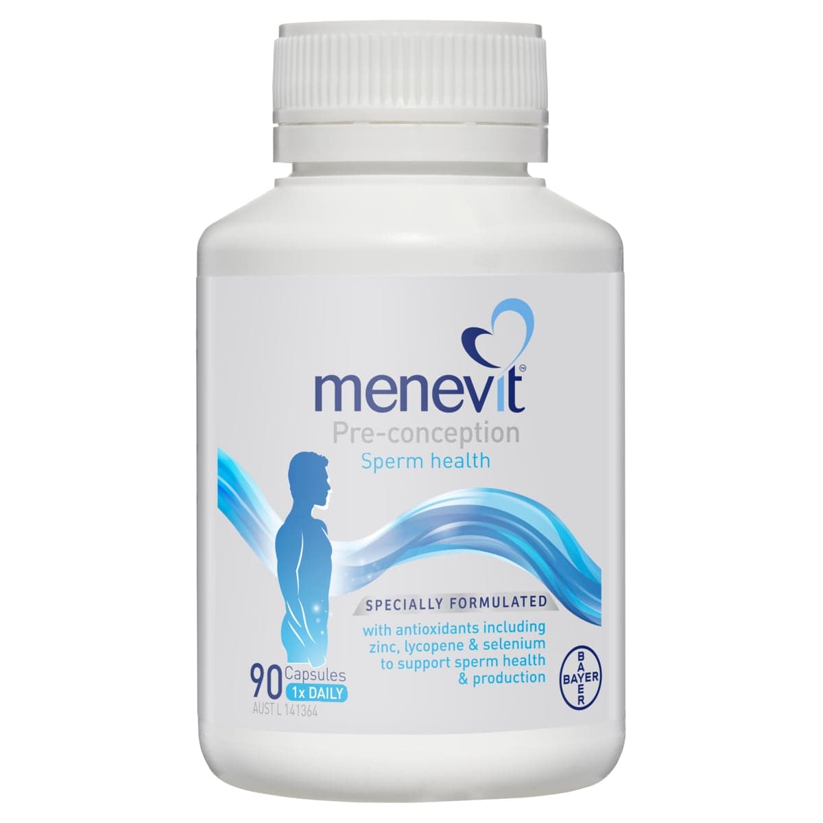 Thumbnail Menevit Pre Conception Sperm Health 90 Capsules
