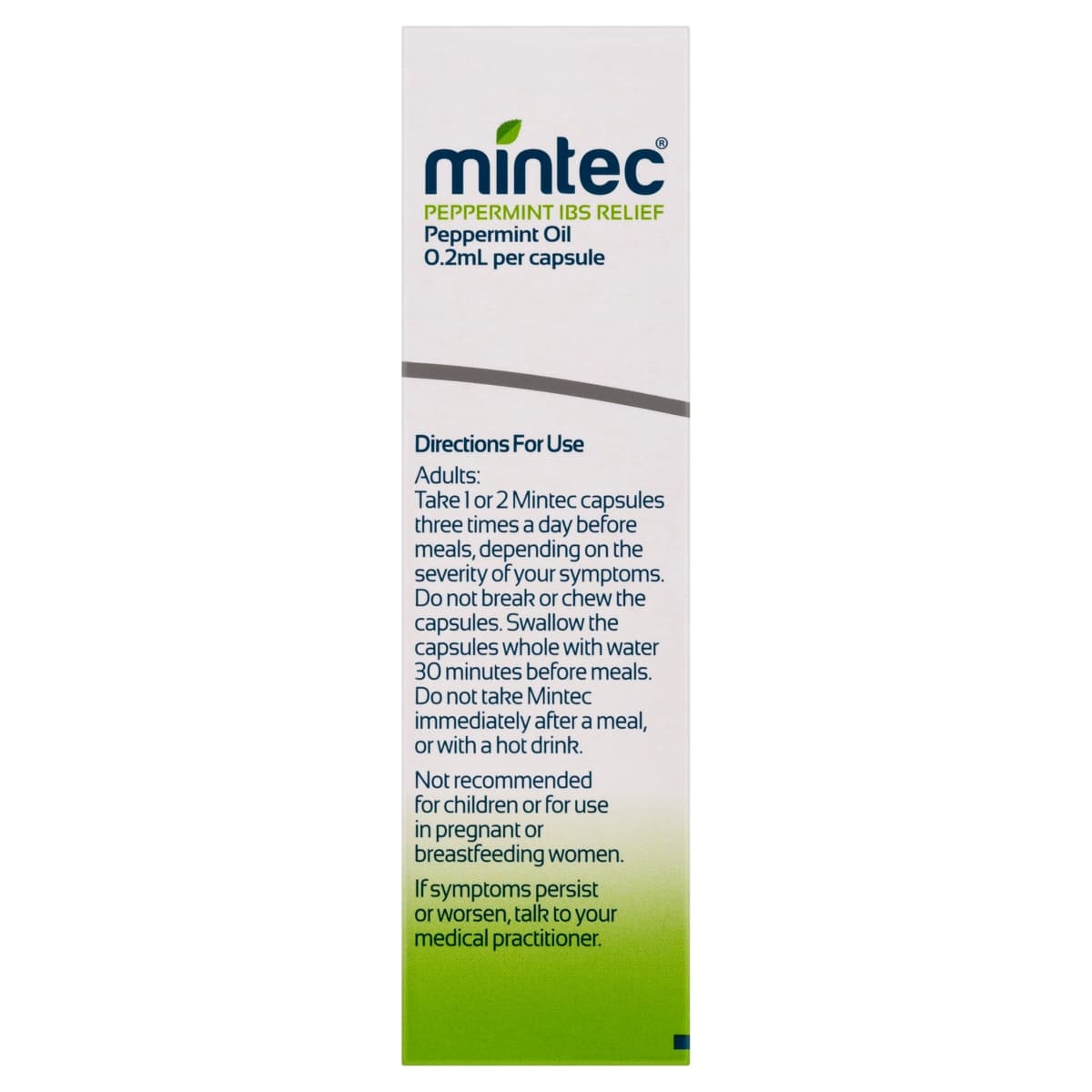 Thumbnail Mintec IBS Relief Peppermint Oil 0.2ml 60 Capsules
