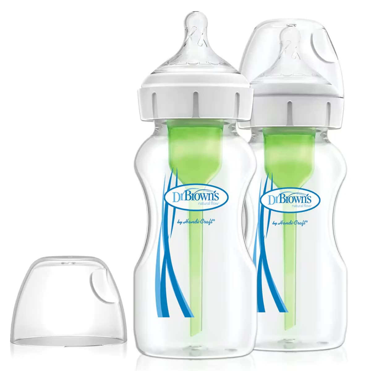 Thumbnail Dr Brown's Options+ Wide Neck Baby Bottle 2 x 270ml