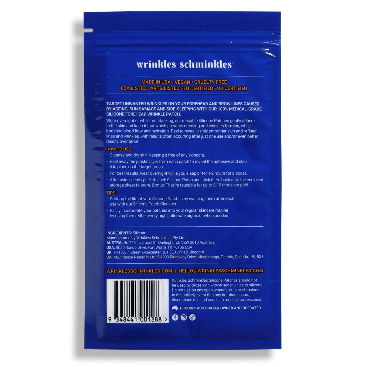 Thumbnail Wrinkles Schminkles Forehead Wrinkle Patch Single