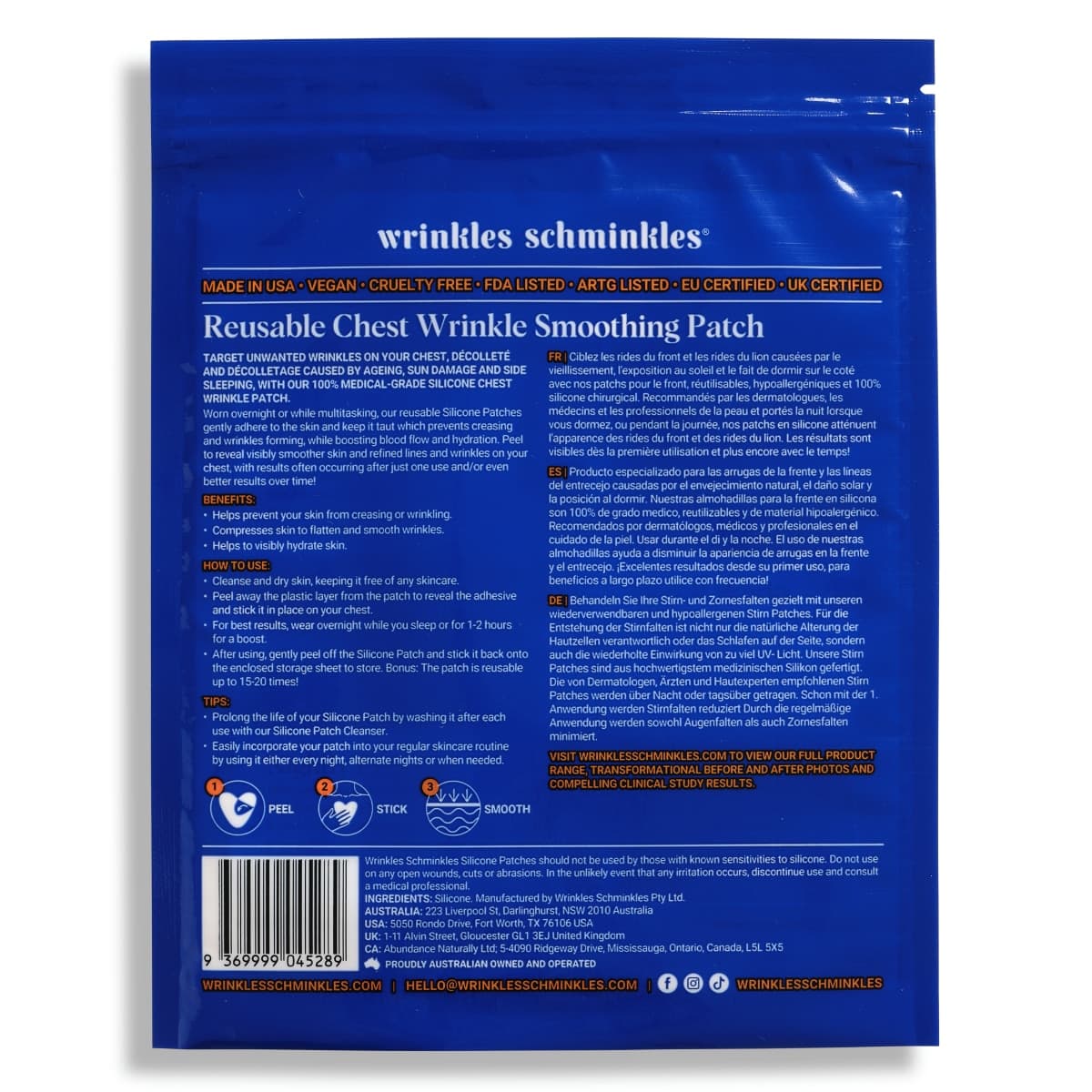Thumbnail Wrinkles Schminkles Chest Wrinkle Patch Single