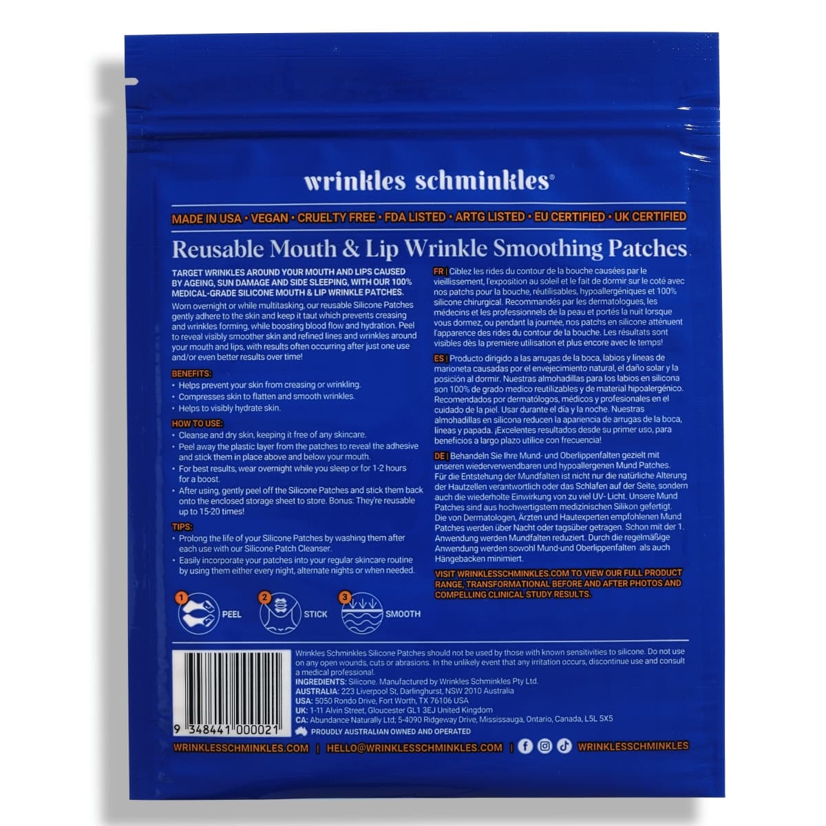 Thumbnail Wrinkles Schminkles Mouth & Lip Wrinkle Patch - 2 Pack