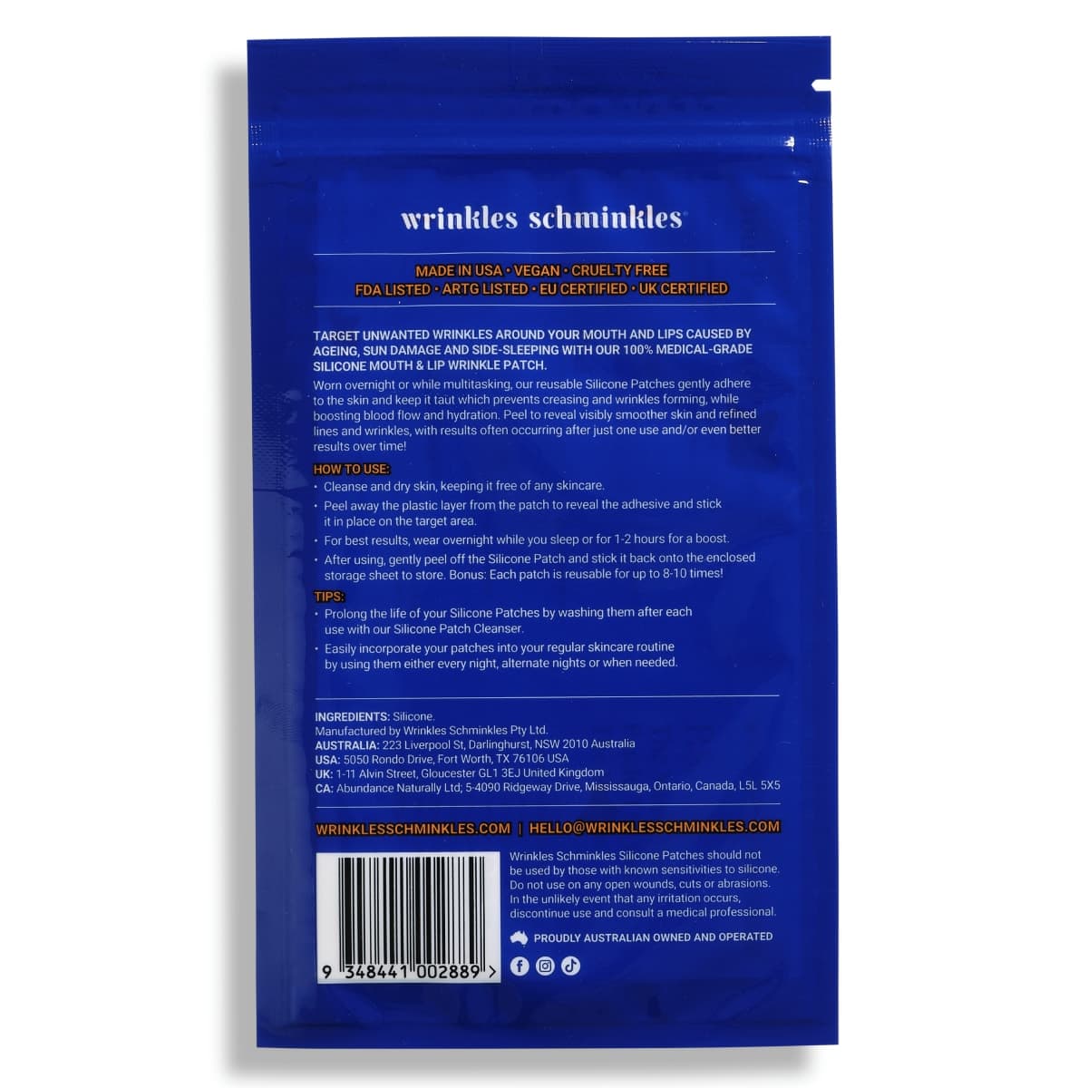 Thumbnail Wrinkles Schminkles Mouth & Lip Wrinkle Patch - 1 Pack