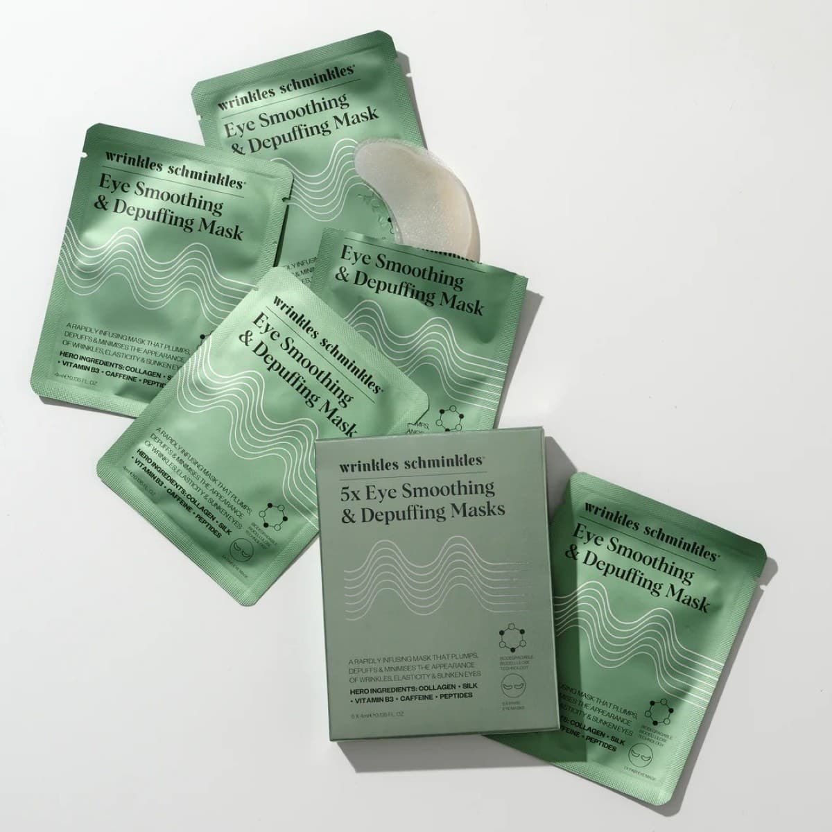 Thumbnail Wrinkles Schminkles Eye Smoothing & Depuffing Masks - 5 Pack