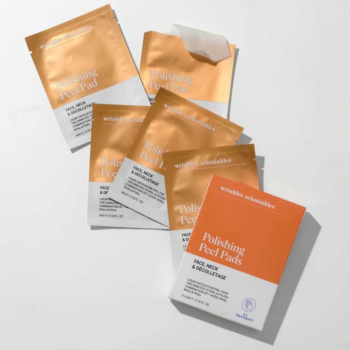 Thumbnail Wrinkles Schminkles Face Polishing Peel Pads - 5 Pack
