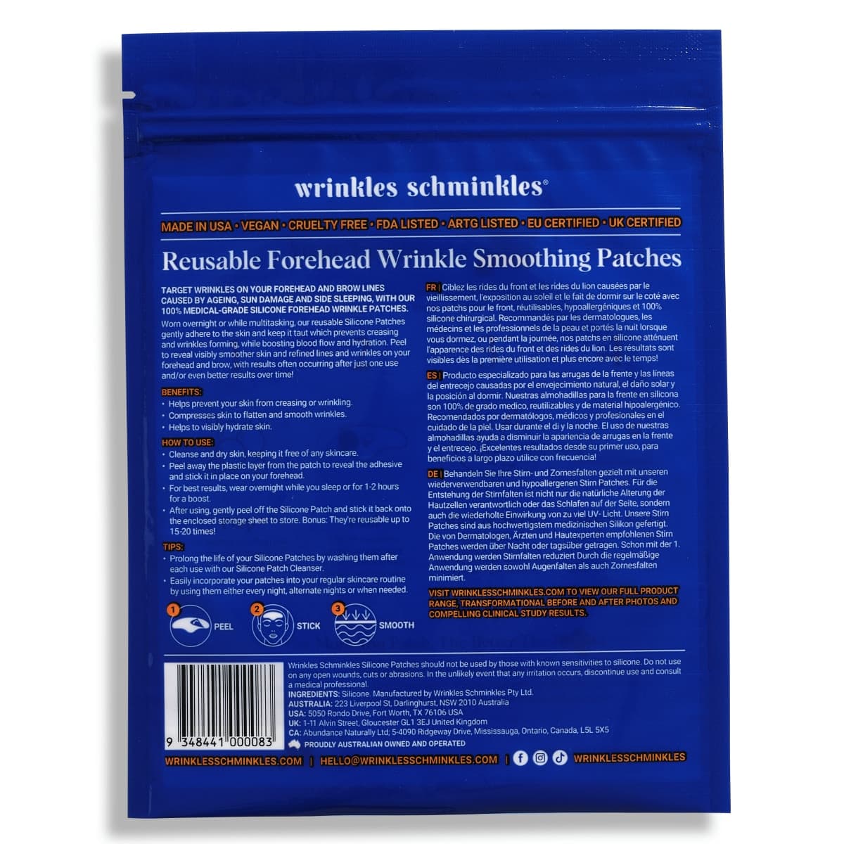Thumbnail Wrinkles Schminkles Forehead Wrinkle Patch - 2 Pack