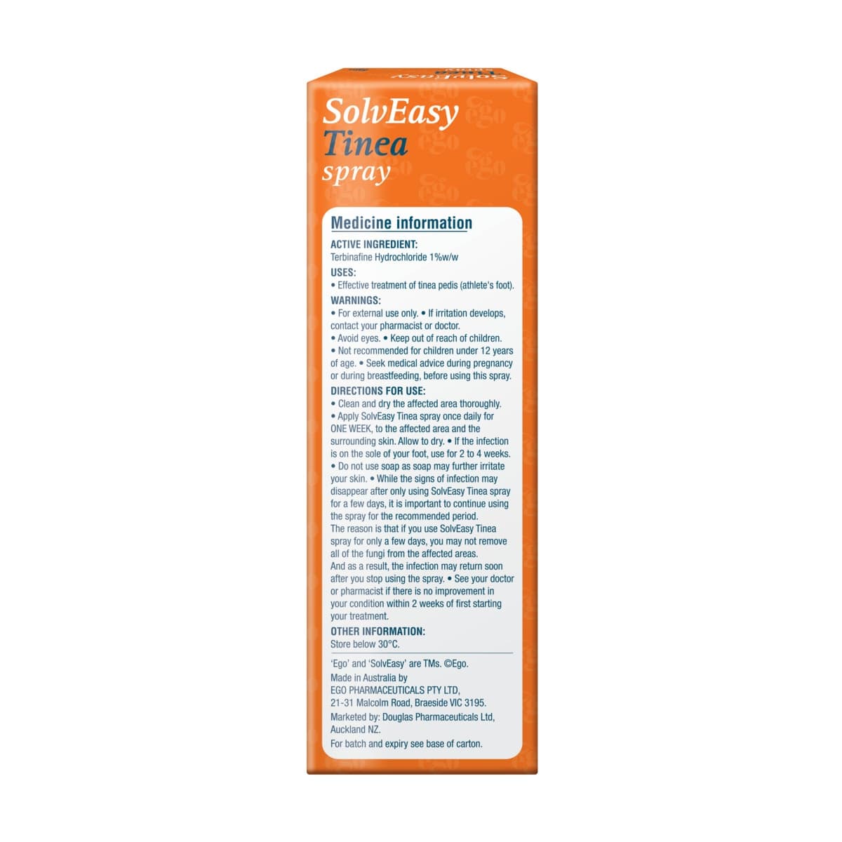 Thumbnail Ego SolvEasy Tinea Spray 16ml