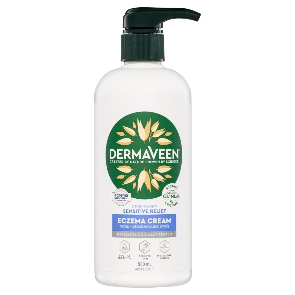 Thumbnail DermaVeen Sensitive Relief Eczema Cream 500ml