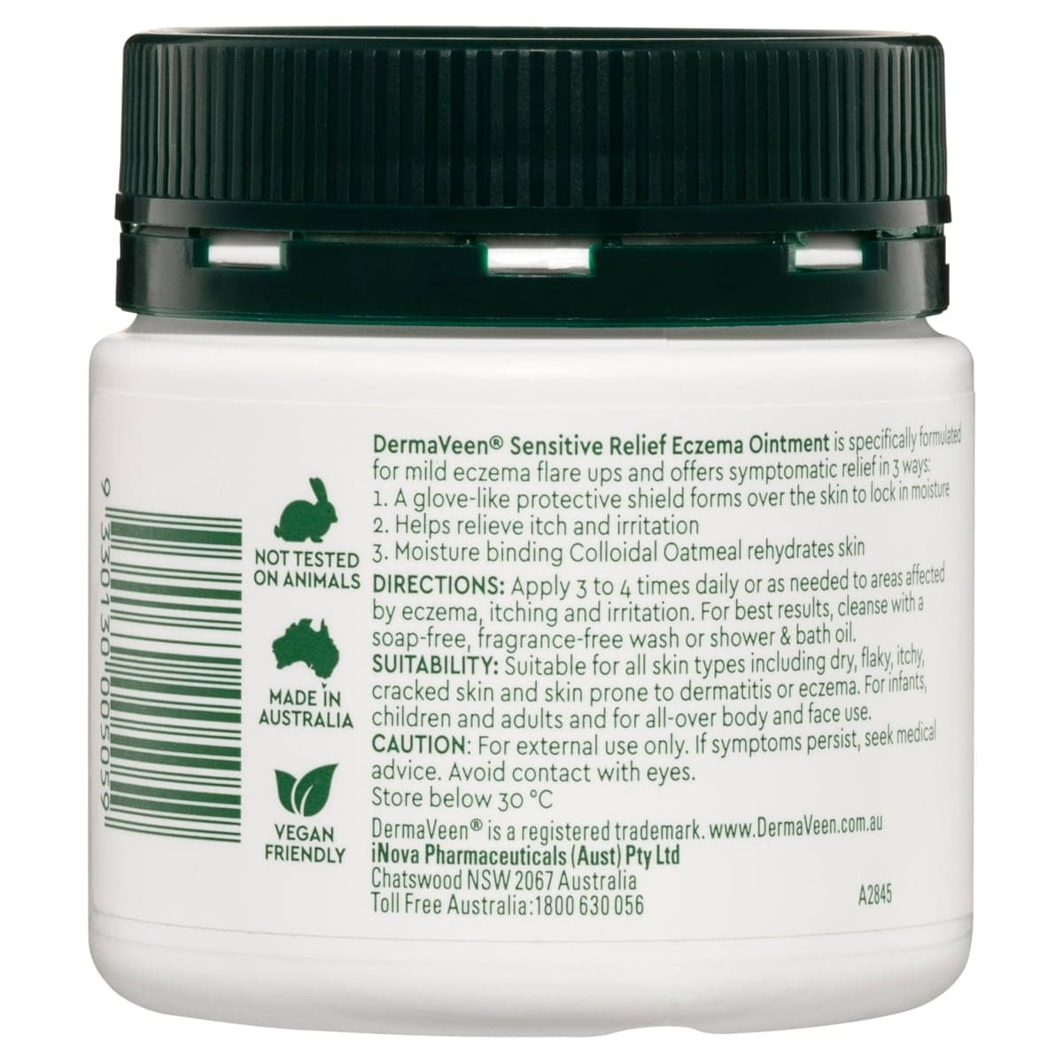 Thumbnail DermaVeen Sensitive Relief Eczema Ointment 200ml