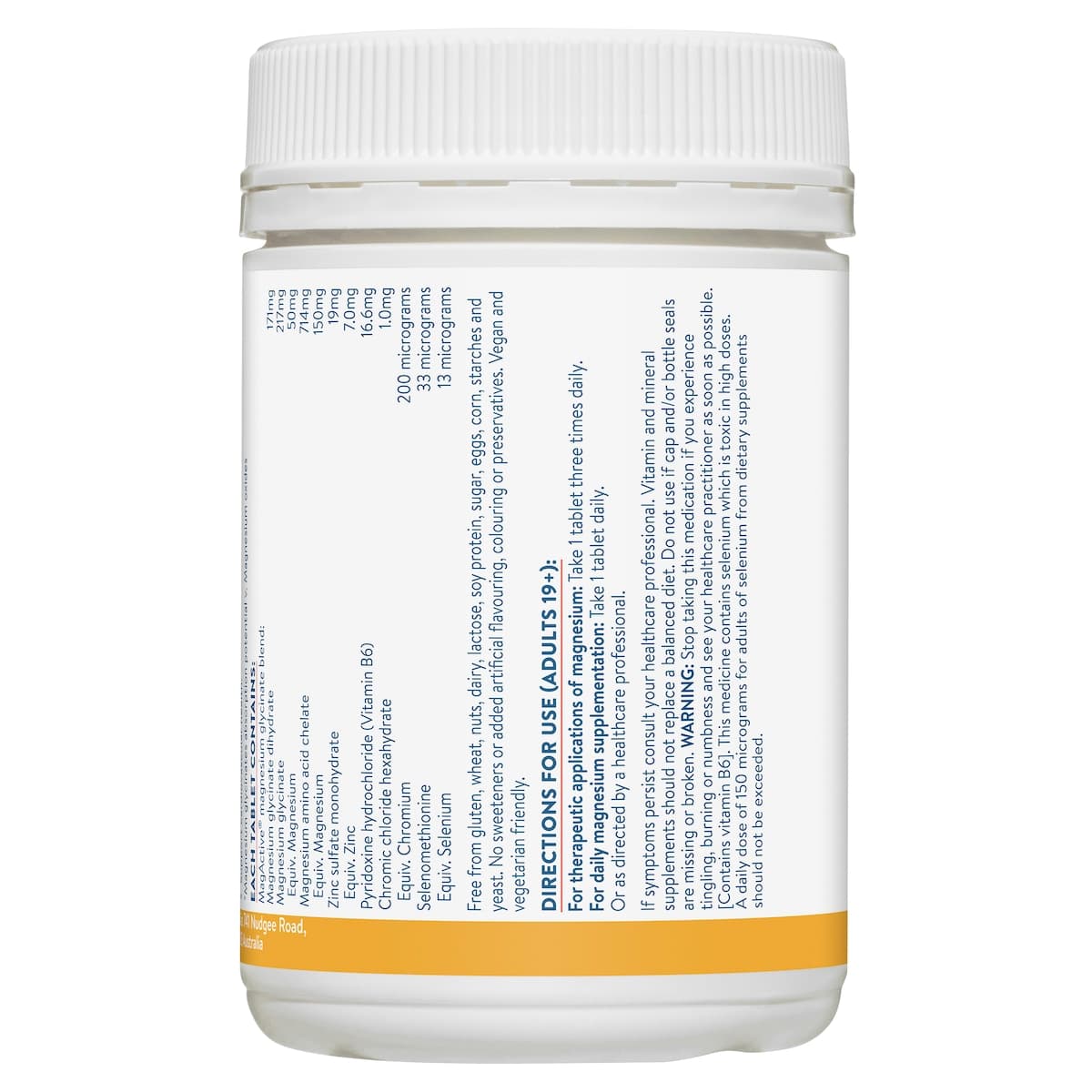 Thumbnail Ethical Nutrients Mega Magnesium Glyciniate 5-in-1 120 Tablets