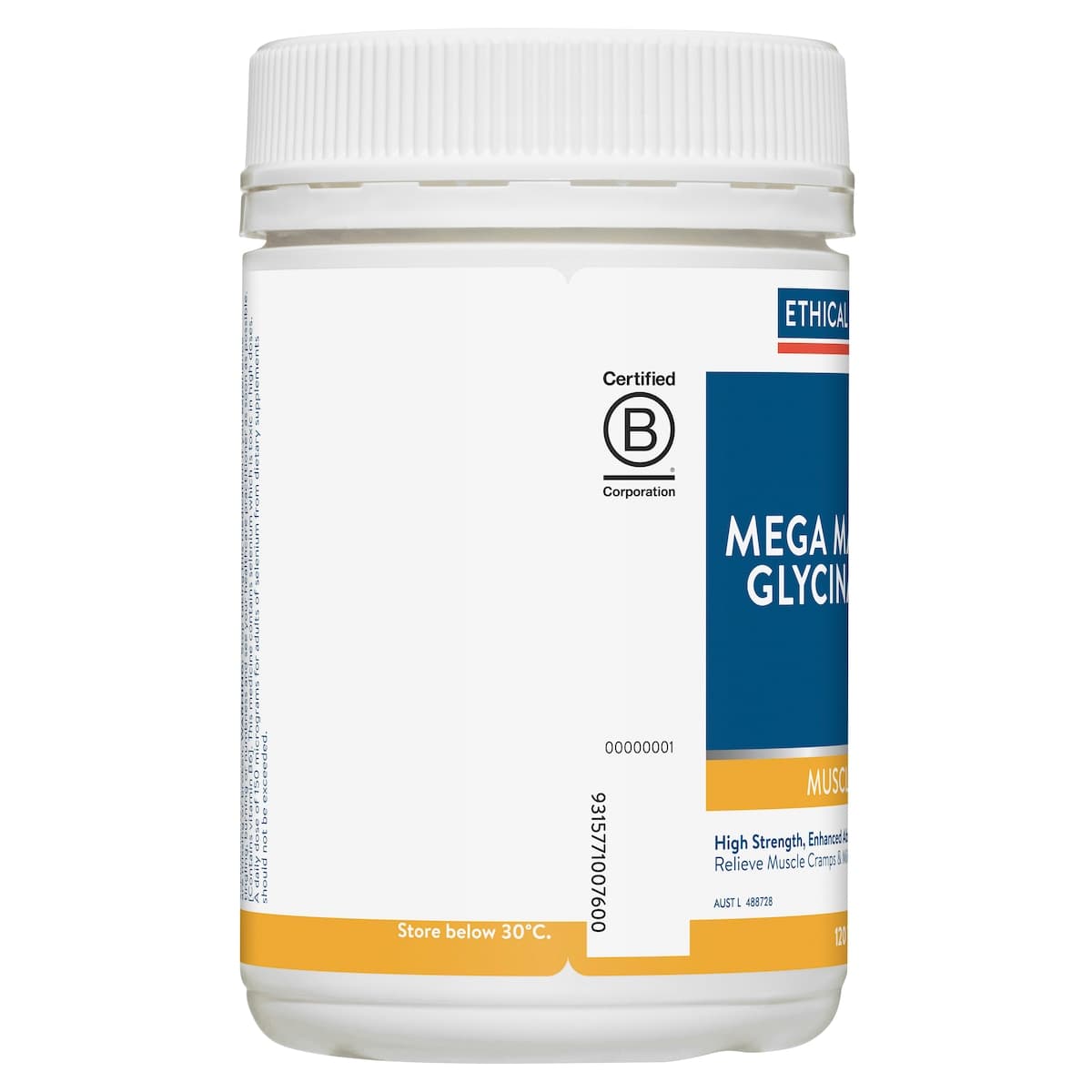 Thumbnail Ethical Nutrients Mega Magnesium Glyciniate 5-in-1 120 Tablets