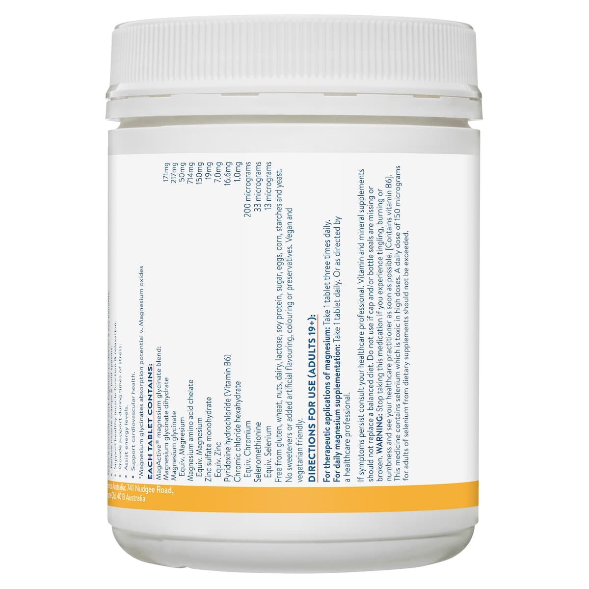 Thumbnail Ethical Nutrients Mega Magnesium Glyciniate 5-in-1 240 Tablets