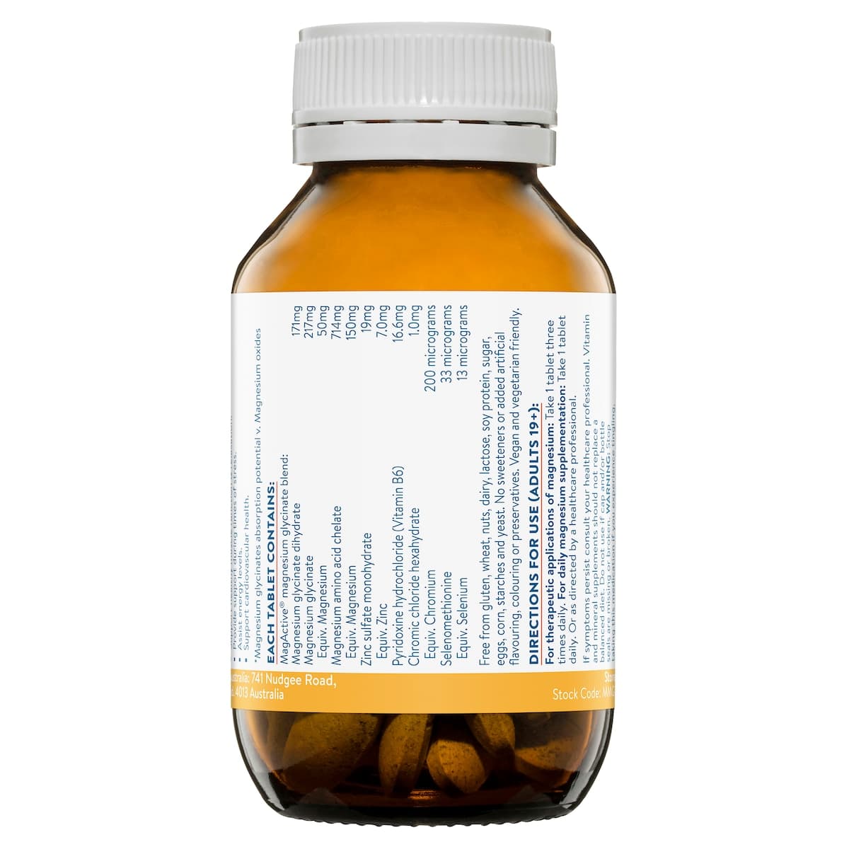 Thumbnail Ethical Nutrients Mega Magnesium Glyciniate 5-in-1 60 Tablets