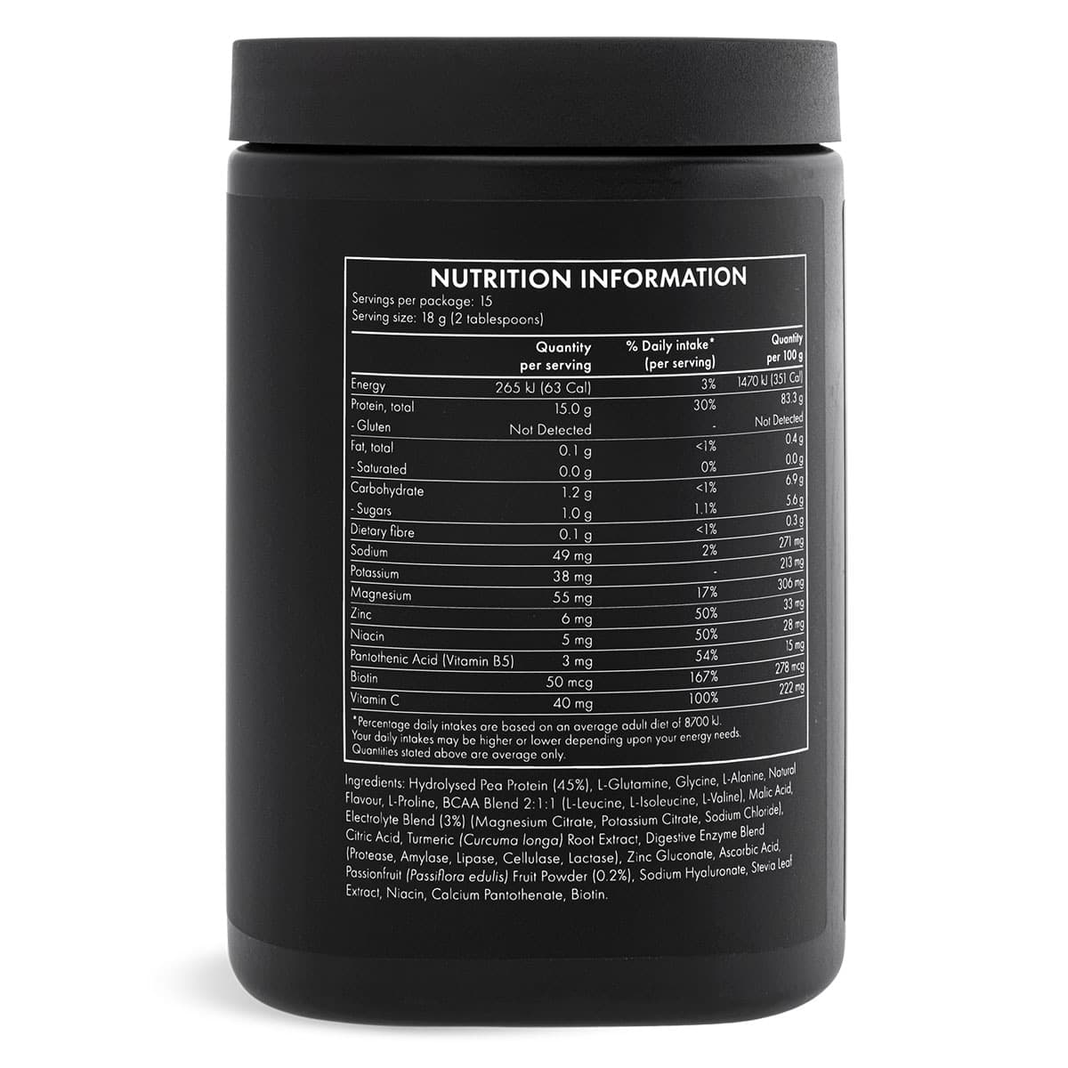 Thumbnail WelleCo The HydroProtein Elixir Protein Water Passionfruit 270g