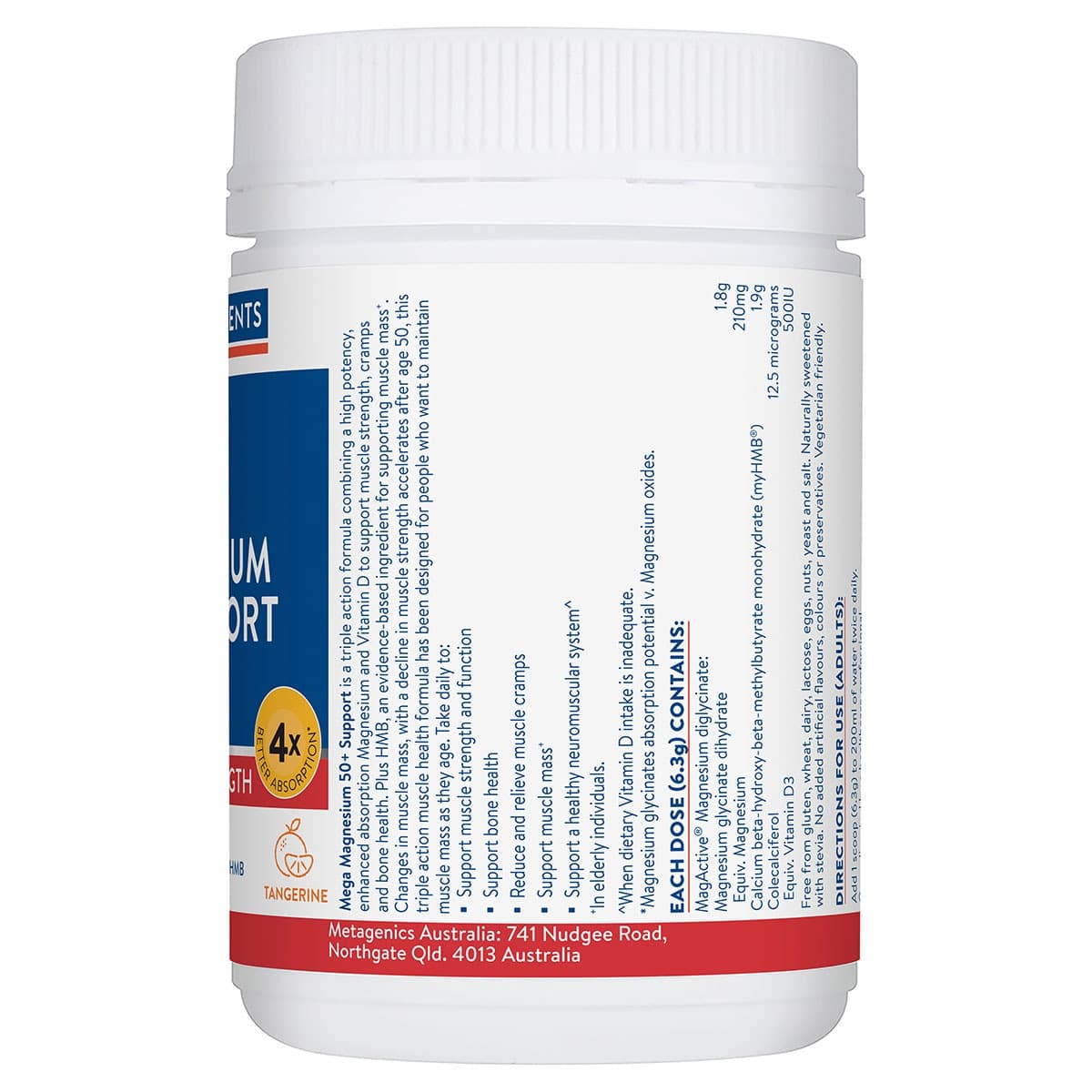 Thumbnail Ethical Nutrients Mega Magnesium Powder 50+ Support 139g
