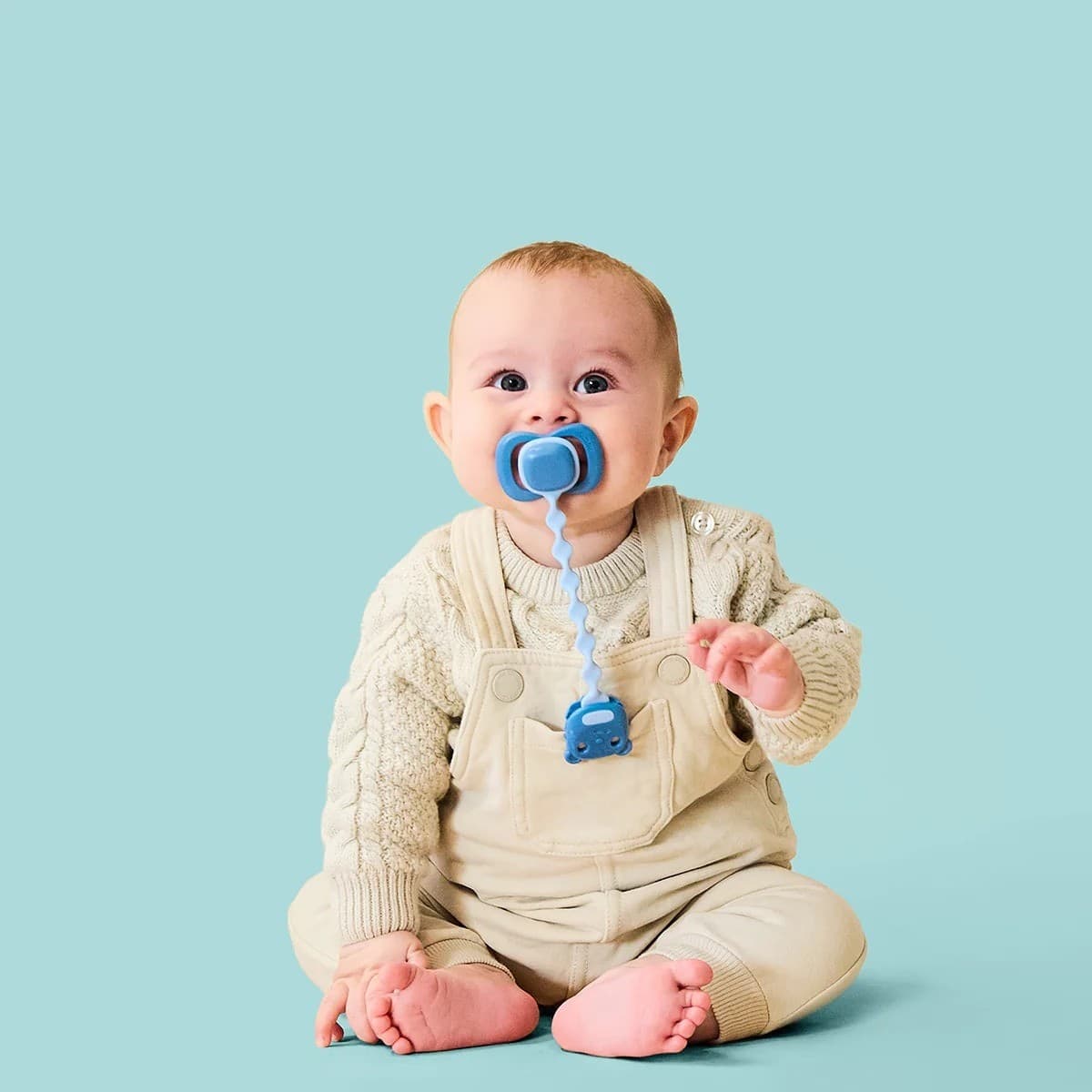 Thumbnail B.box Soother Clips - Sage + Ocean