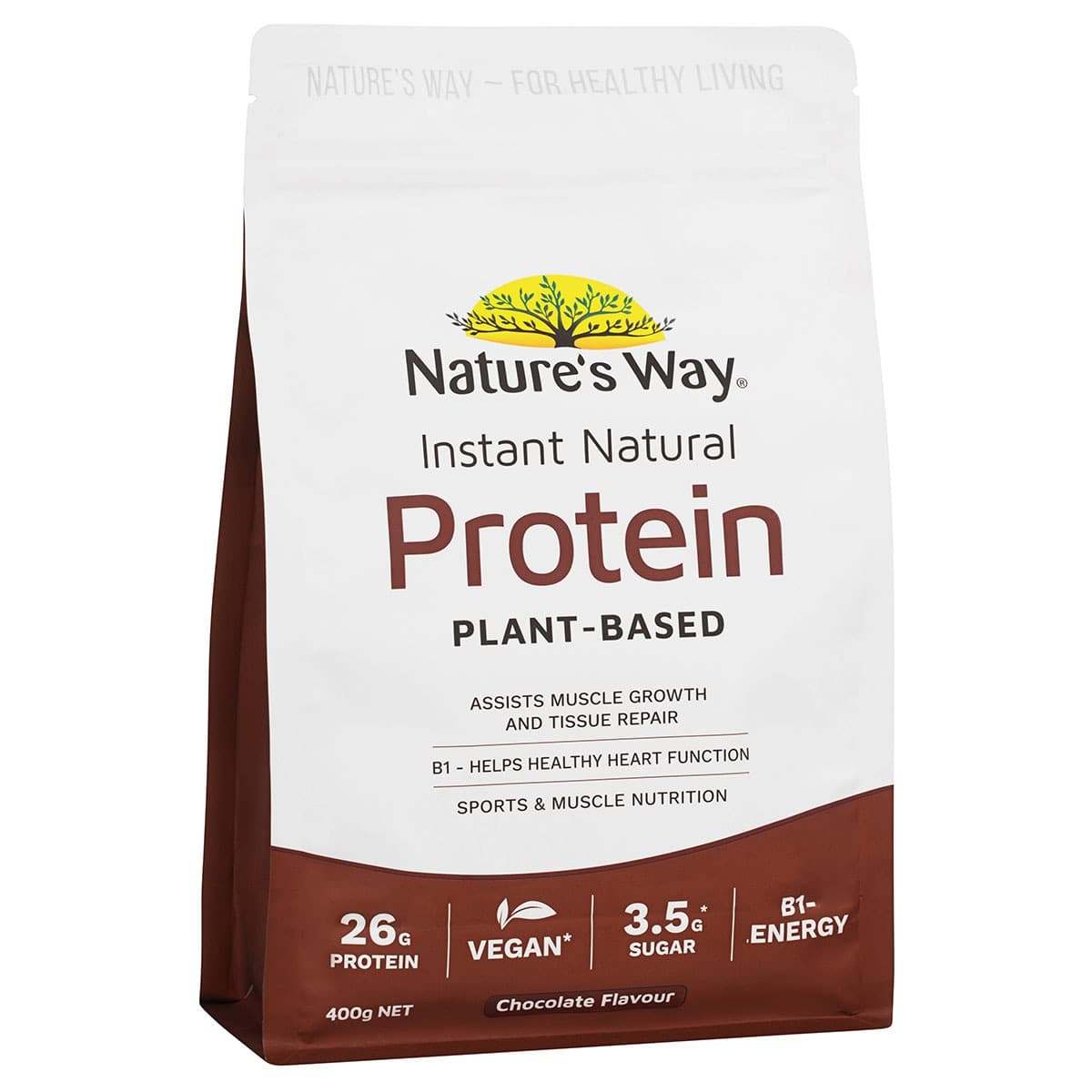 Thumbnail Nature's Way Instant Natural Plant Based Protein Chocolate 400g