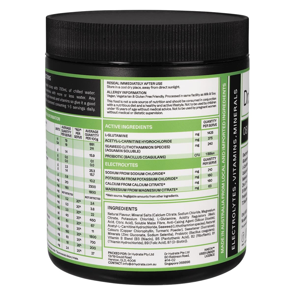 Thumbnail Dr. Hydrate All-In-One Hydration Drink Green Apple 270g