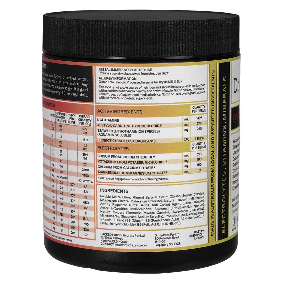 Thumbnail Dr. Hydrate All-In-One Hydration Drink Strawberry Kiwi 270g