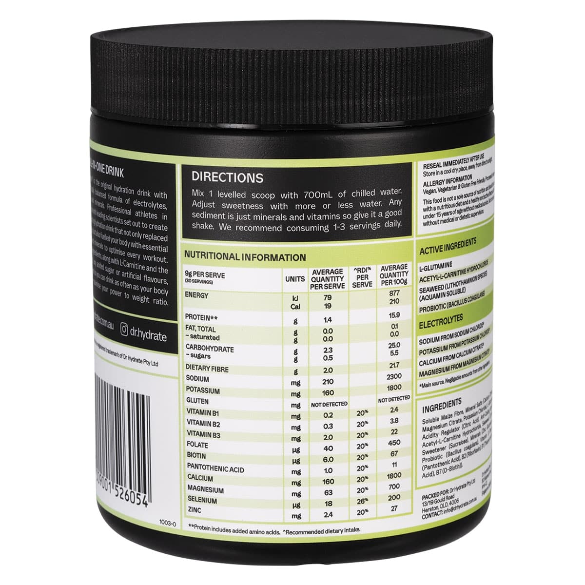 Thumbnail Dr. Hydrate All-In-One Hydration Drink Lychee Lime 270g