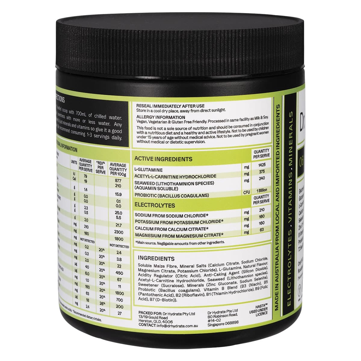 Thumbnail Dr. Hydrate All-In-One Hydration Drink Lychee Lime 270g
