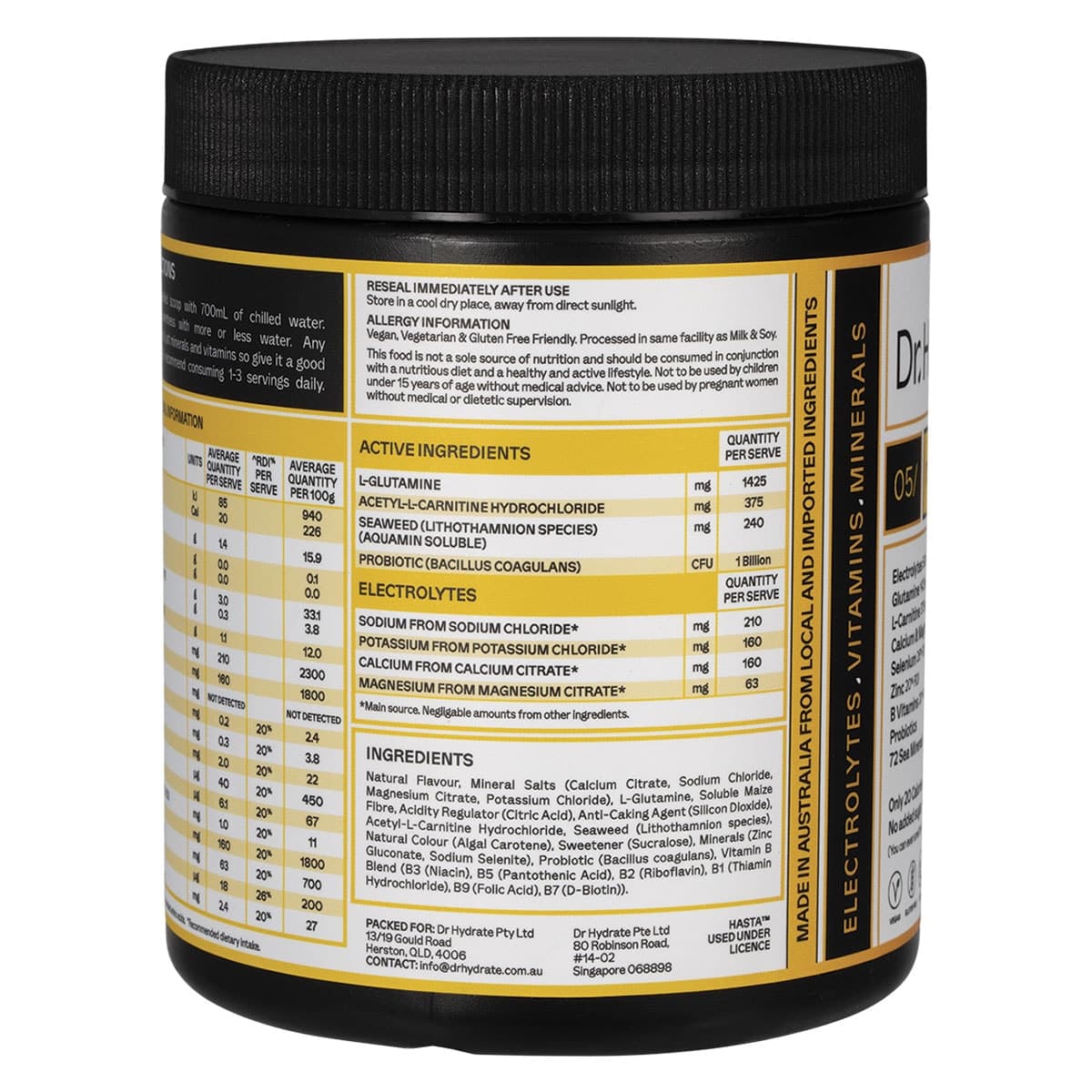 Thumbnail Dr. Hydrate All-In-One Hydration Drink Mango Passionfruit 270g