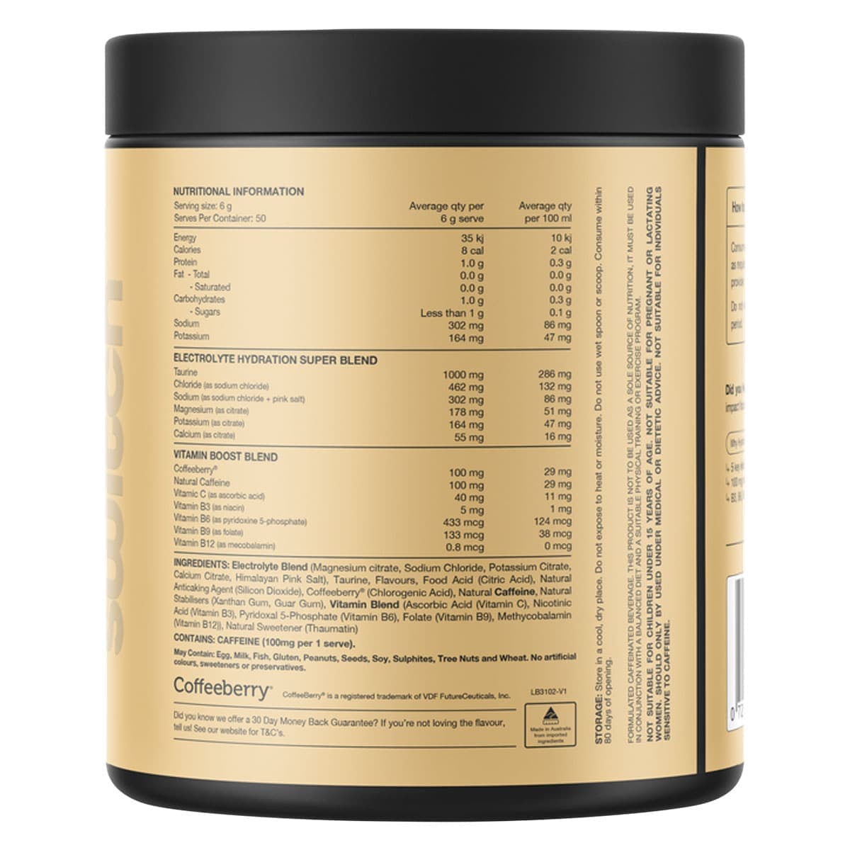 Thumbnail Switch Nutrition Hydrate + Caffeine Mango Passionfruit 300g